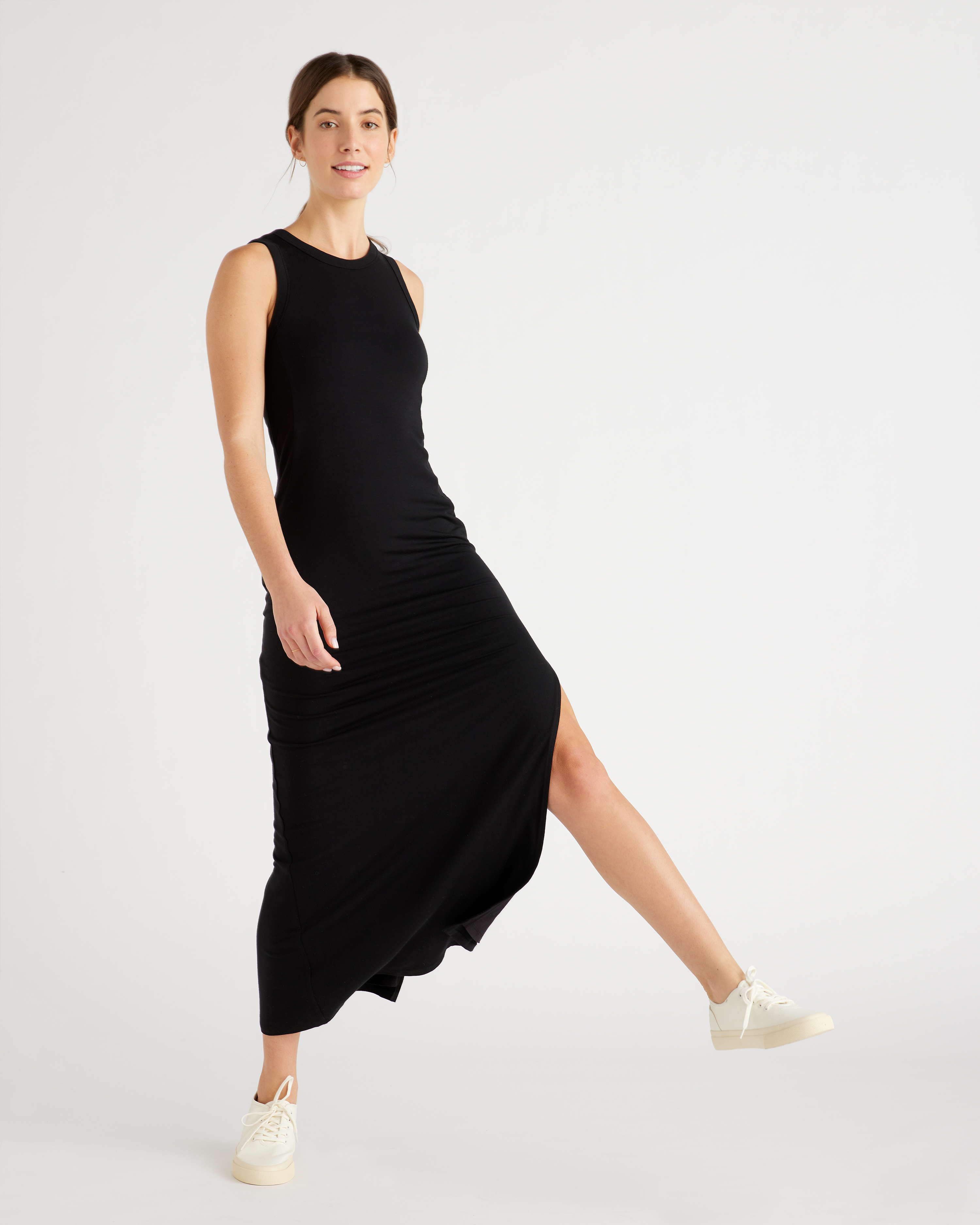 jersey tank maxi dress