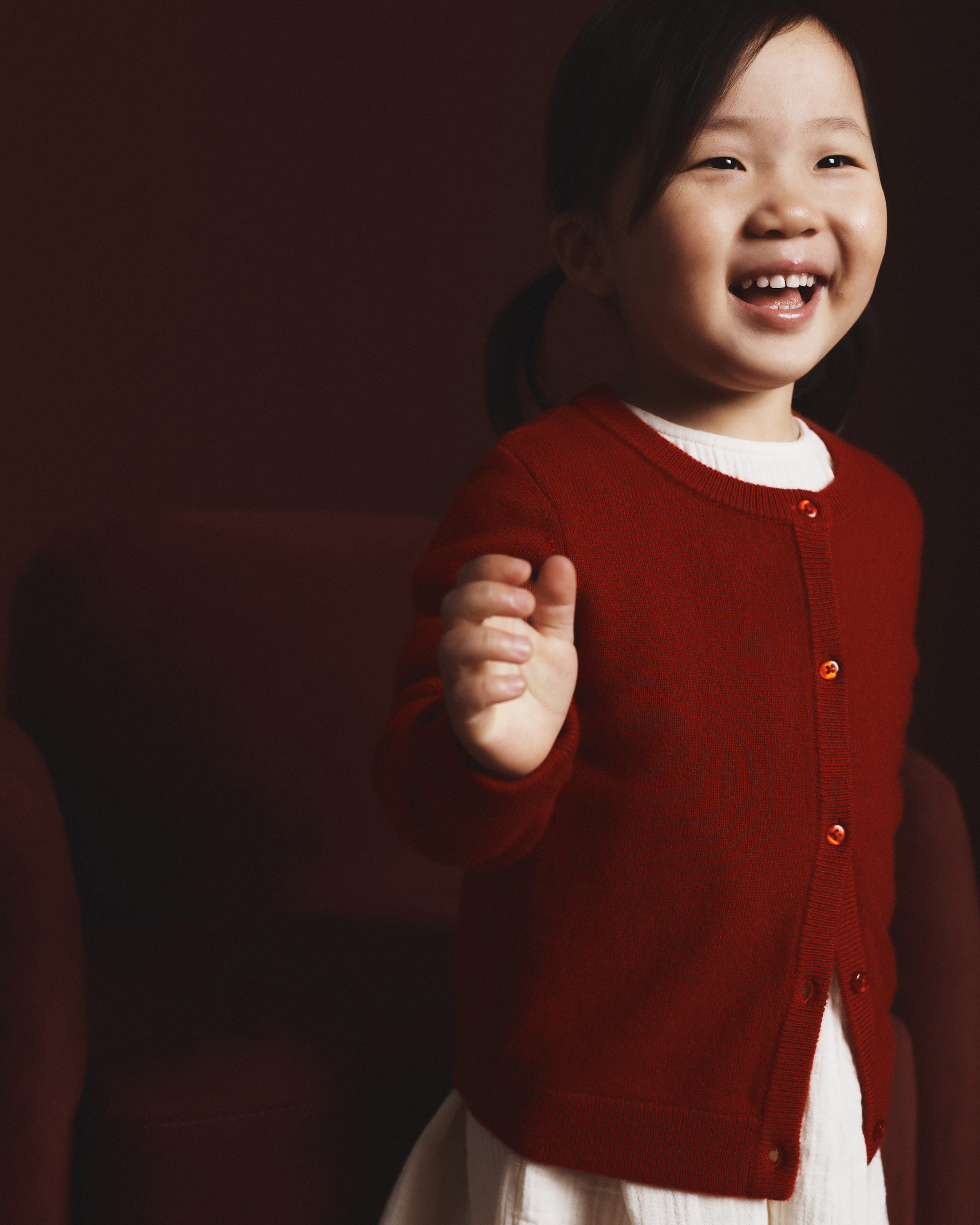 Mongolian Cashmere Cardigan - Toddler - thumbnail 3