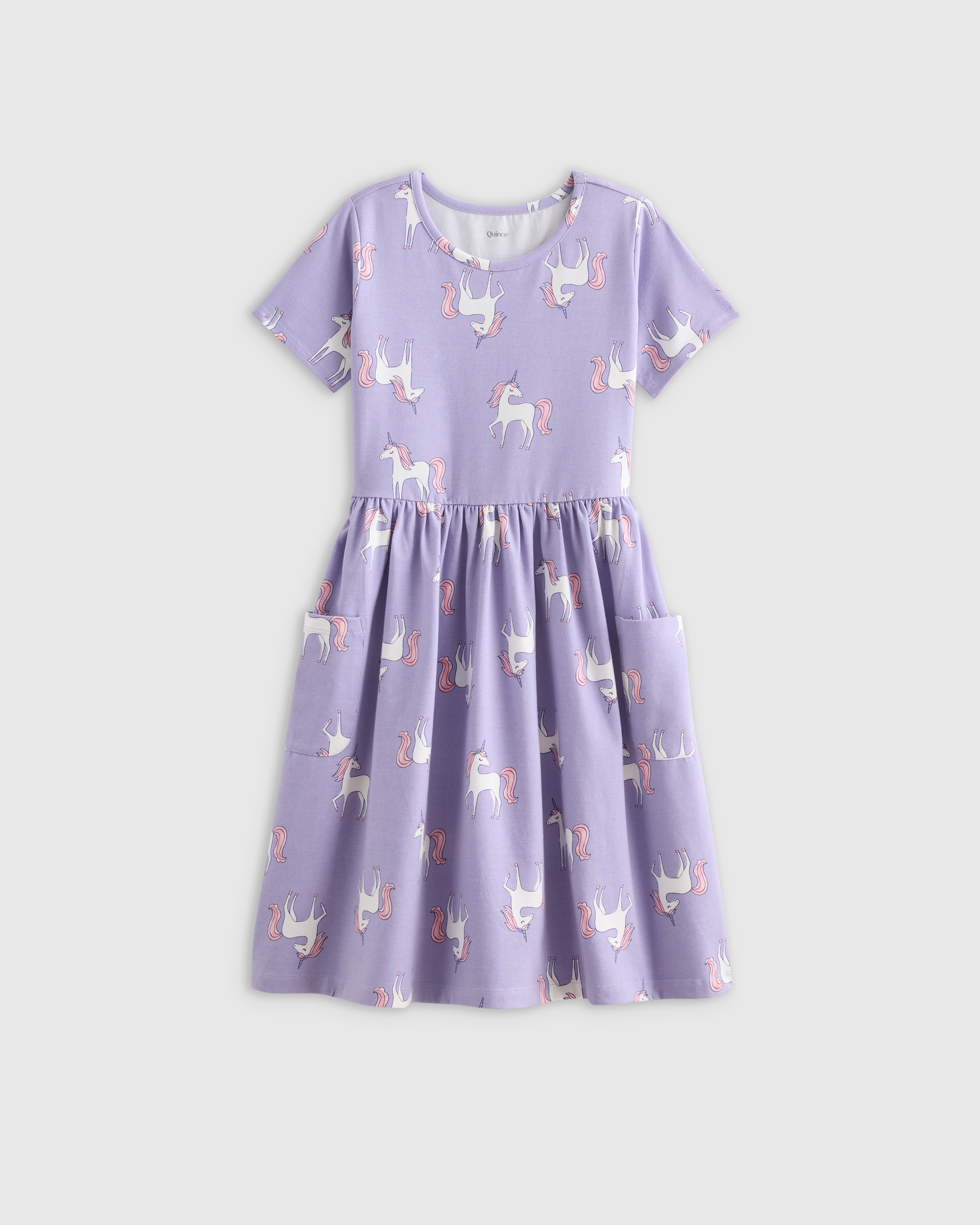 Organic Cotton Fit and Flare Pocket Dress