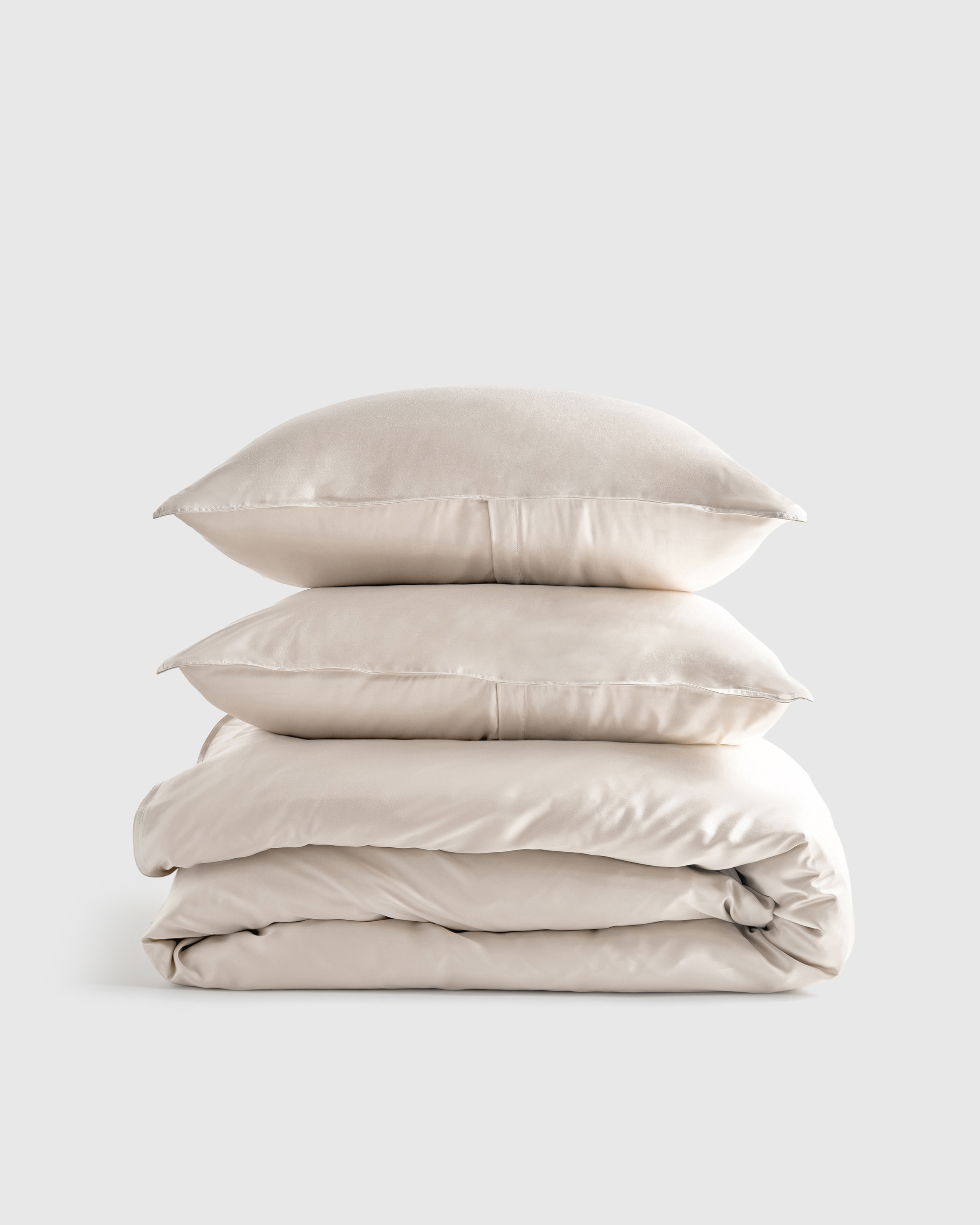 Organic Bamboo Viscose Duvet Cover Set | Quince in Olive