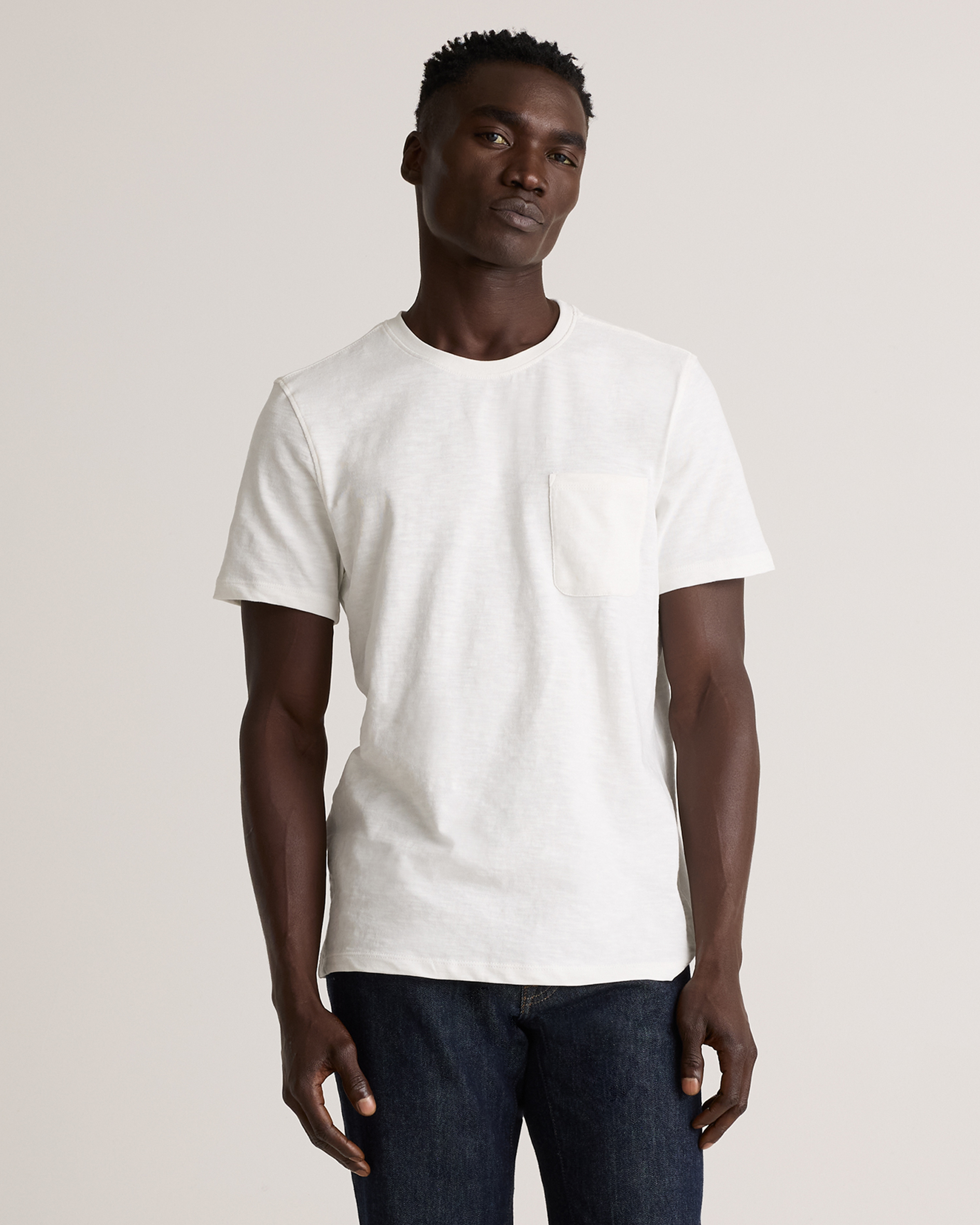 100% Organic Cotton Slub Pocket Tee