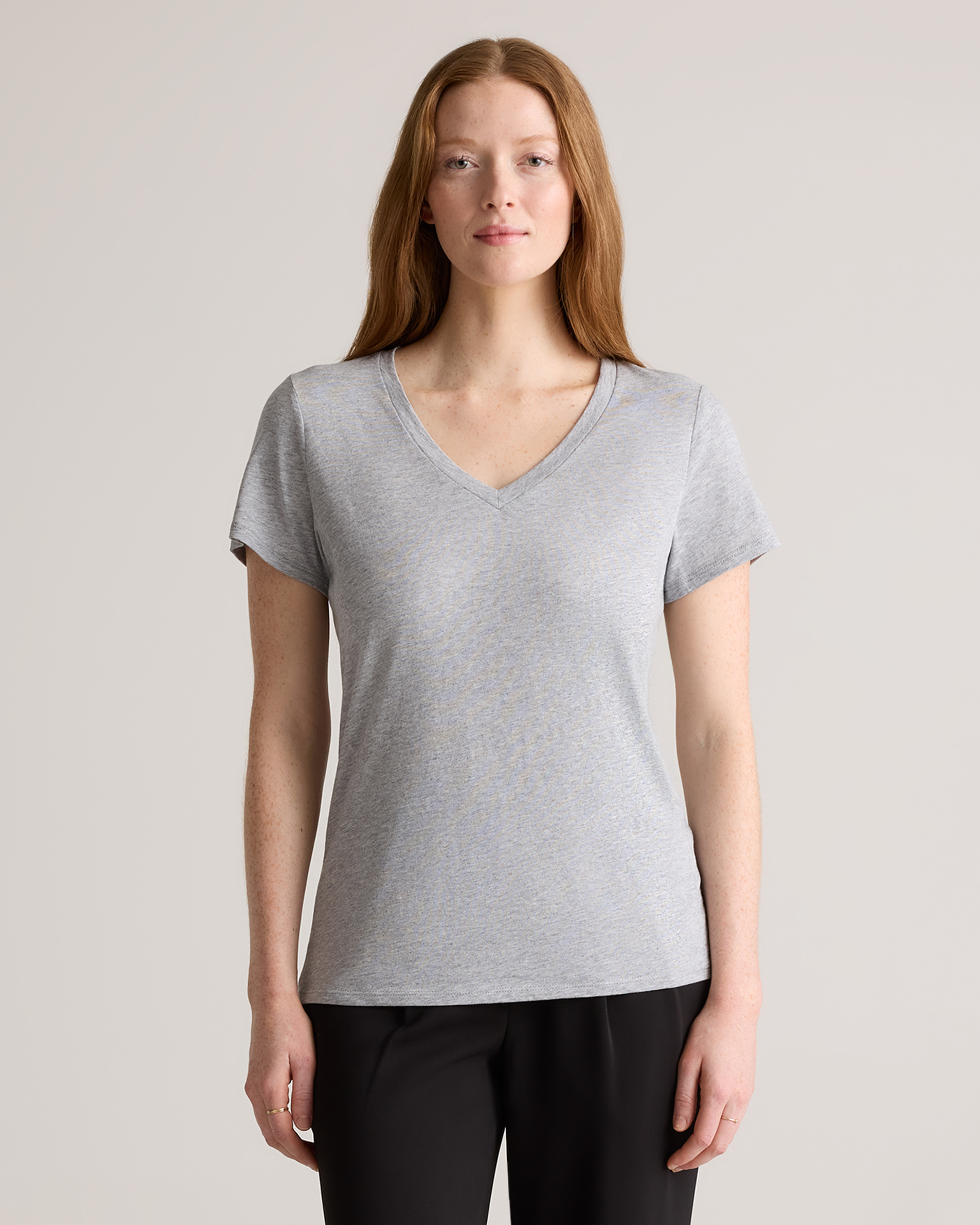 Cotton Modal V-Neck Tee