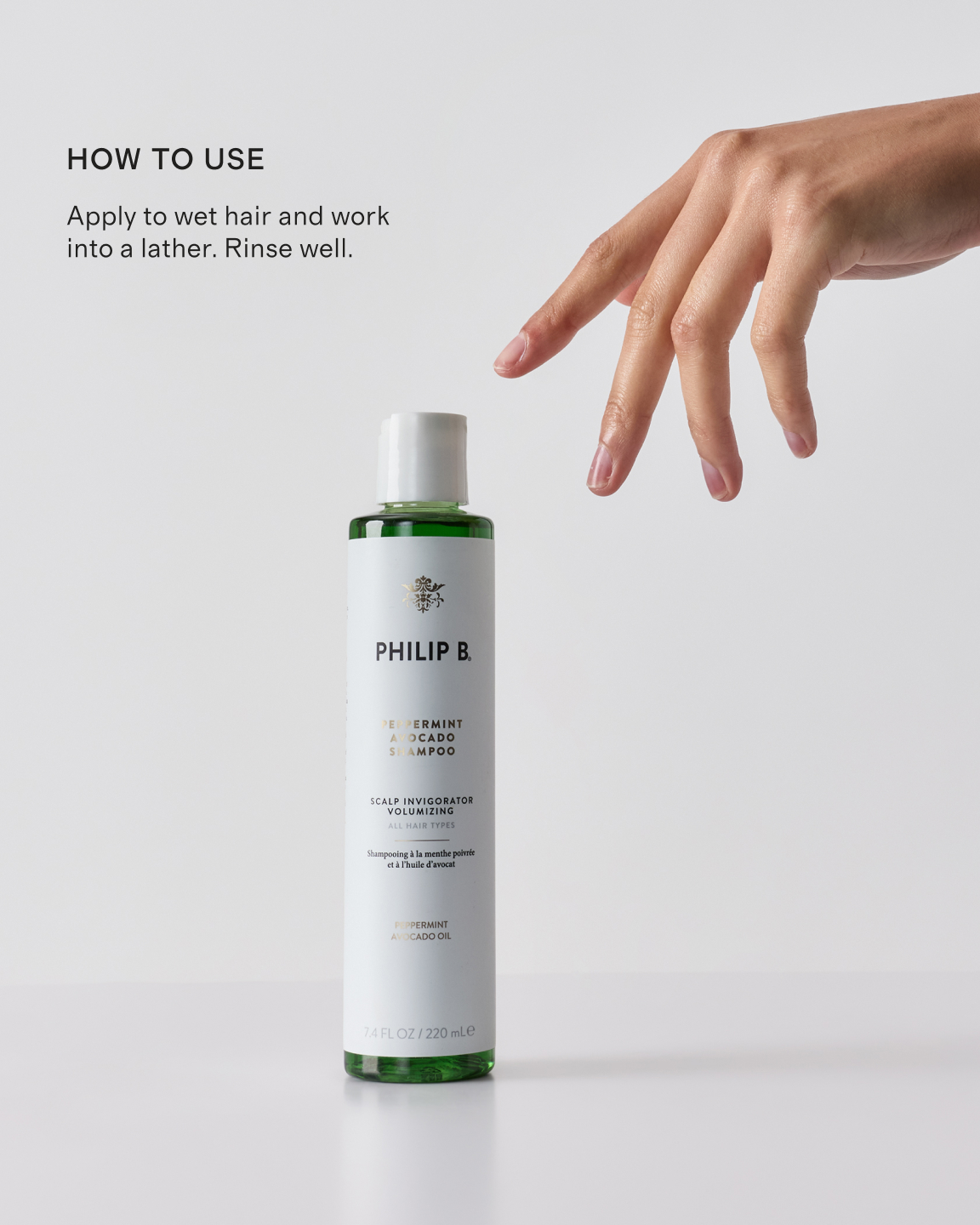Peppermint Avocado Shampoo by Philip B