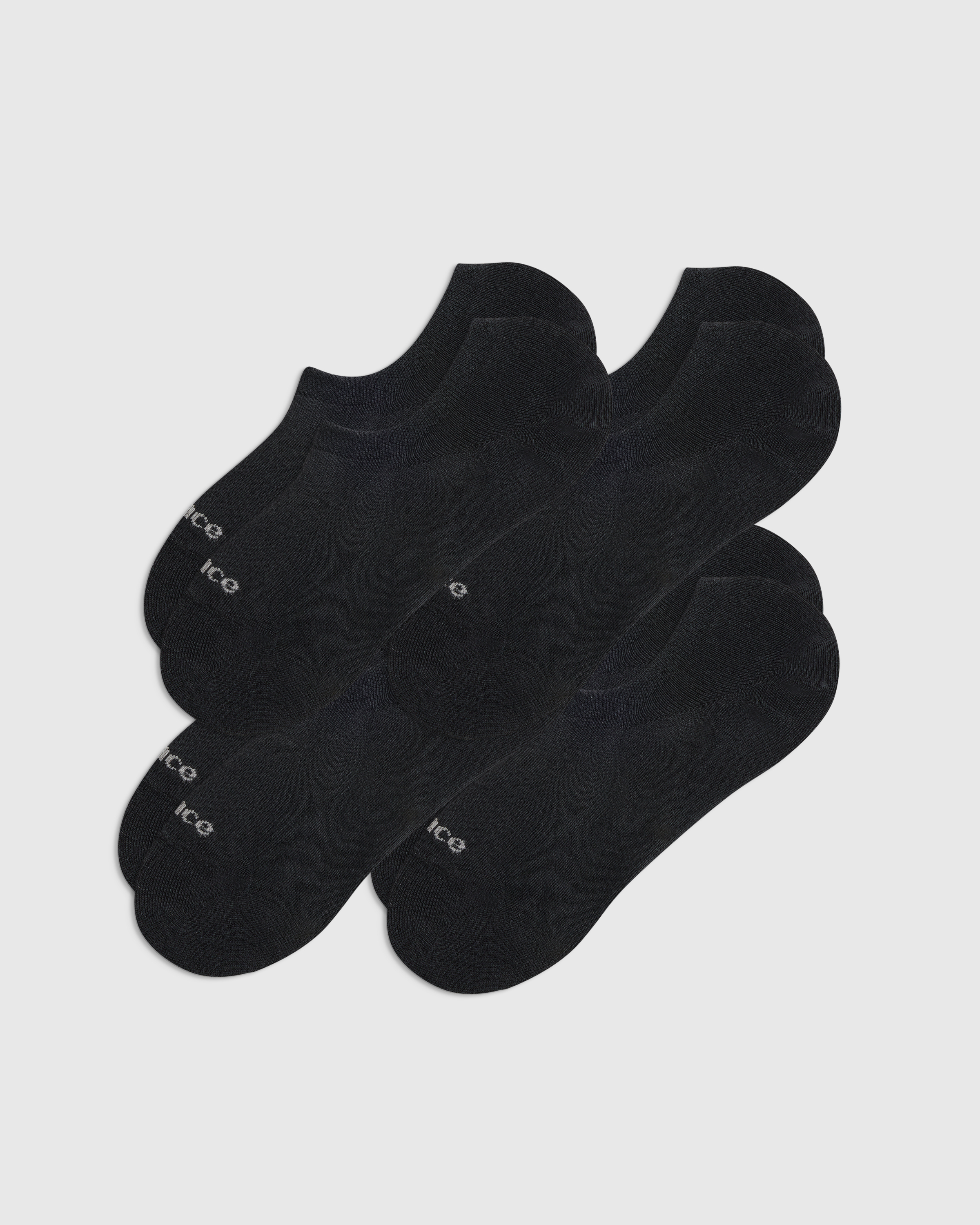 Everyday Lightweight Cotton No-Show Socks (4-pack)