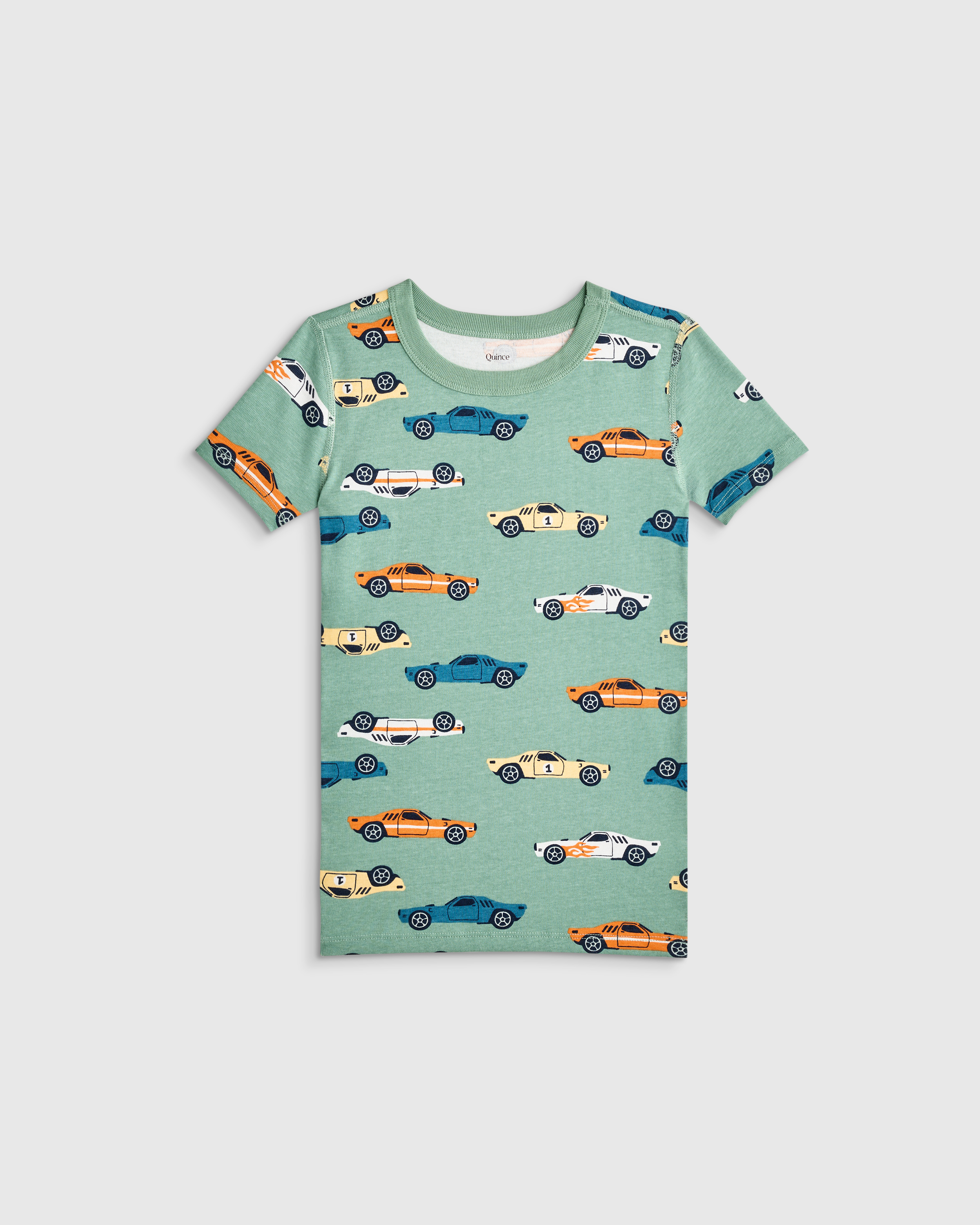 100% Organic Cotton Short Sleeve and Pant Pajama Set - thumbnail 5