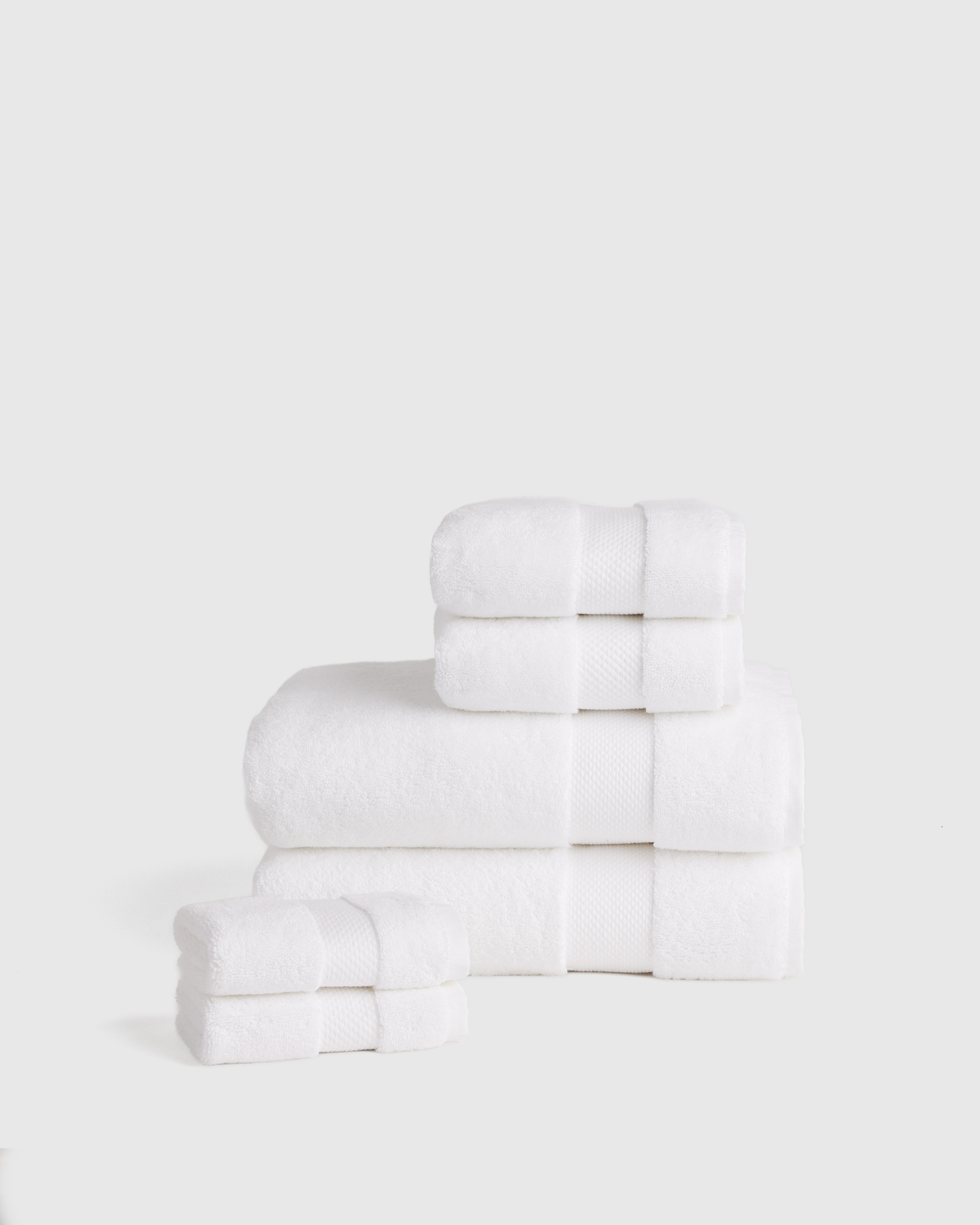 Quince Ultra Plush Bath Towel Bundle In White