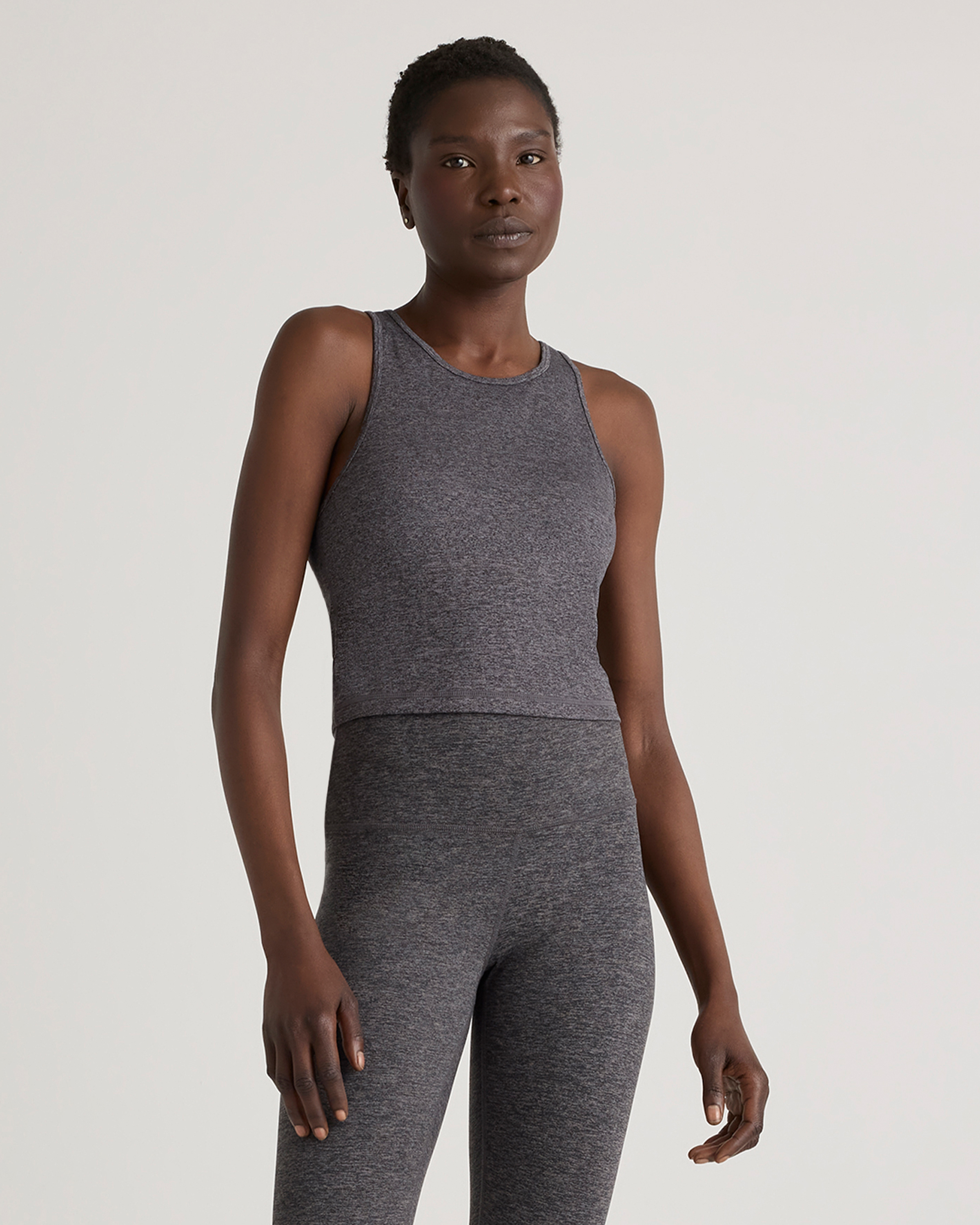 Ultra-Soft High Neck Cropped Tank