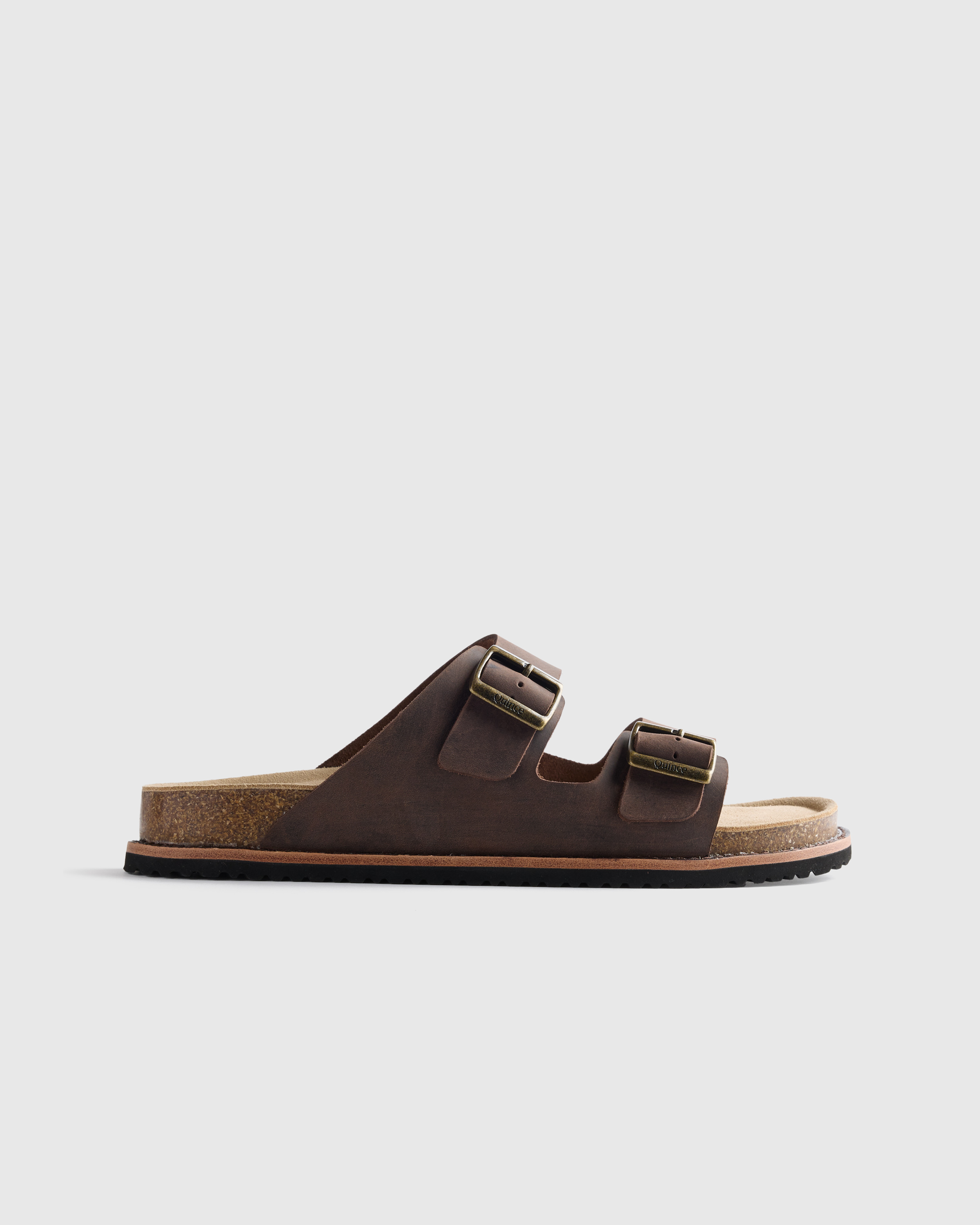 Men Birkenstock Brown Suede Double-Buckle Slide size 43 Birkenstock Arizona (Men main image 3