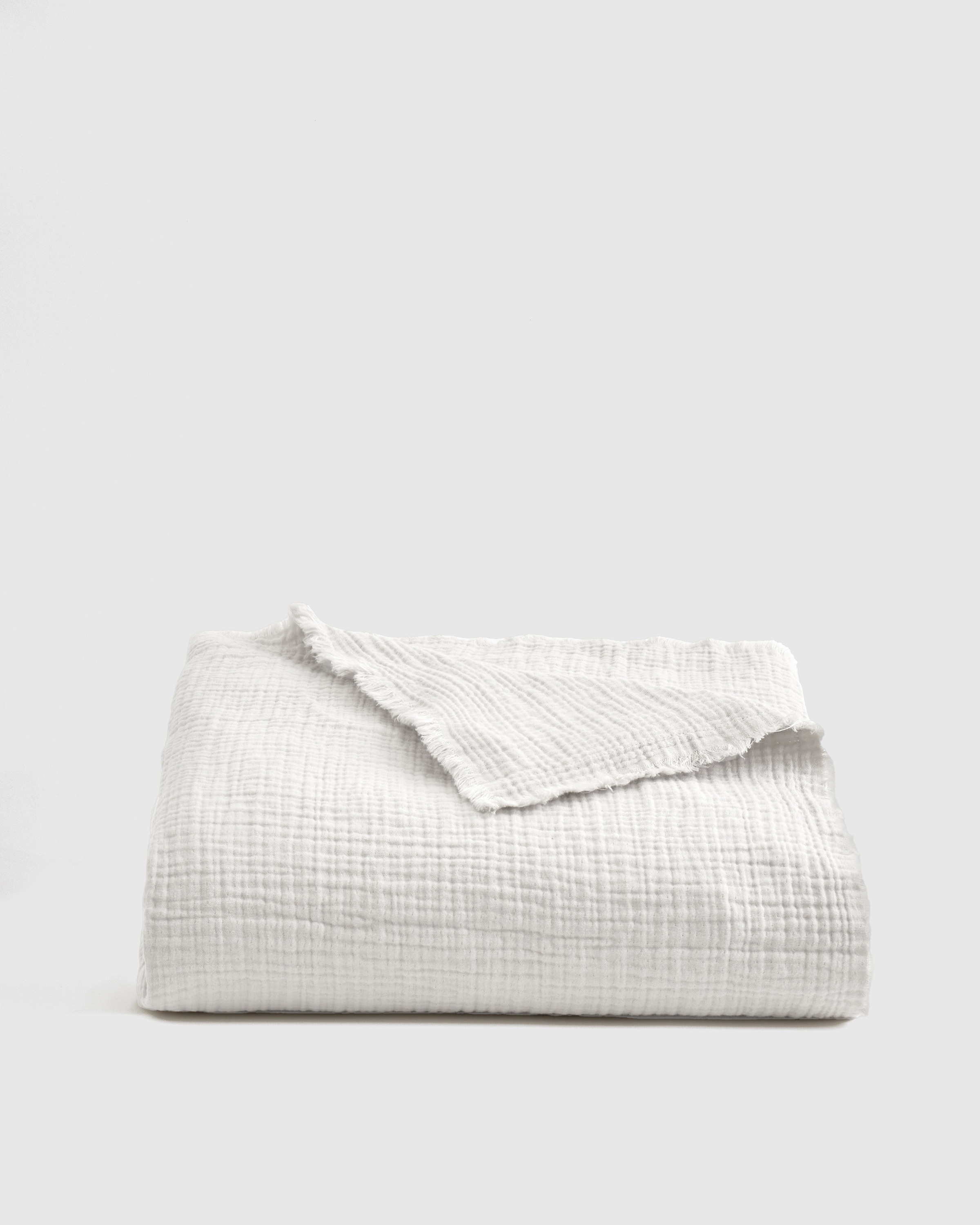 Organic Airy Gauze Throw