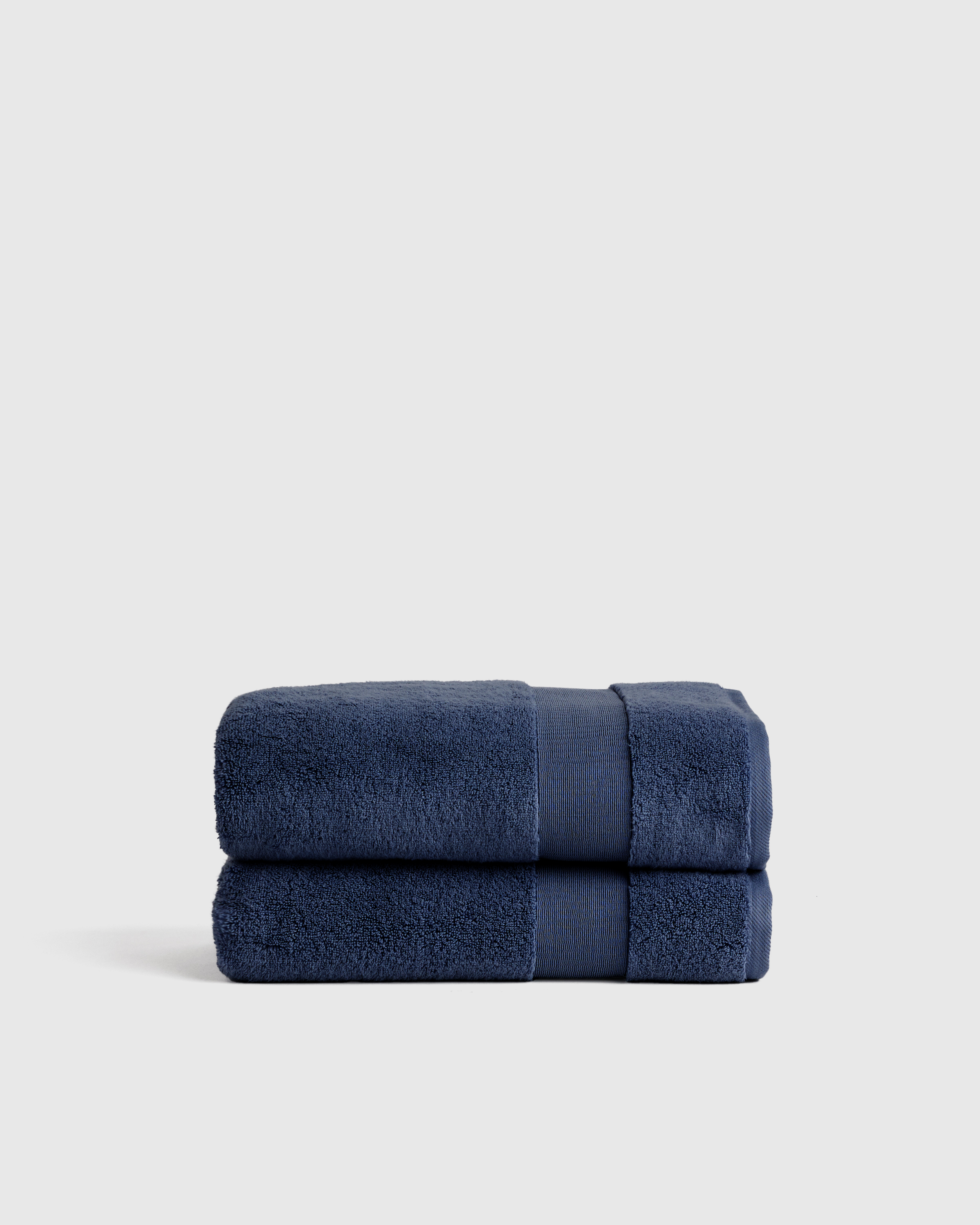 Quince Classic Bath Towel In Navy