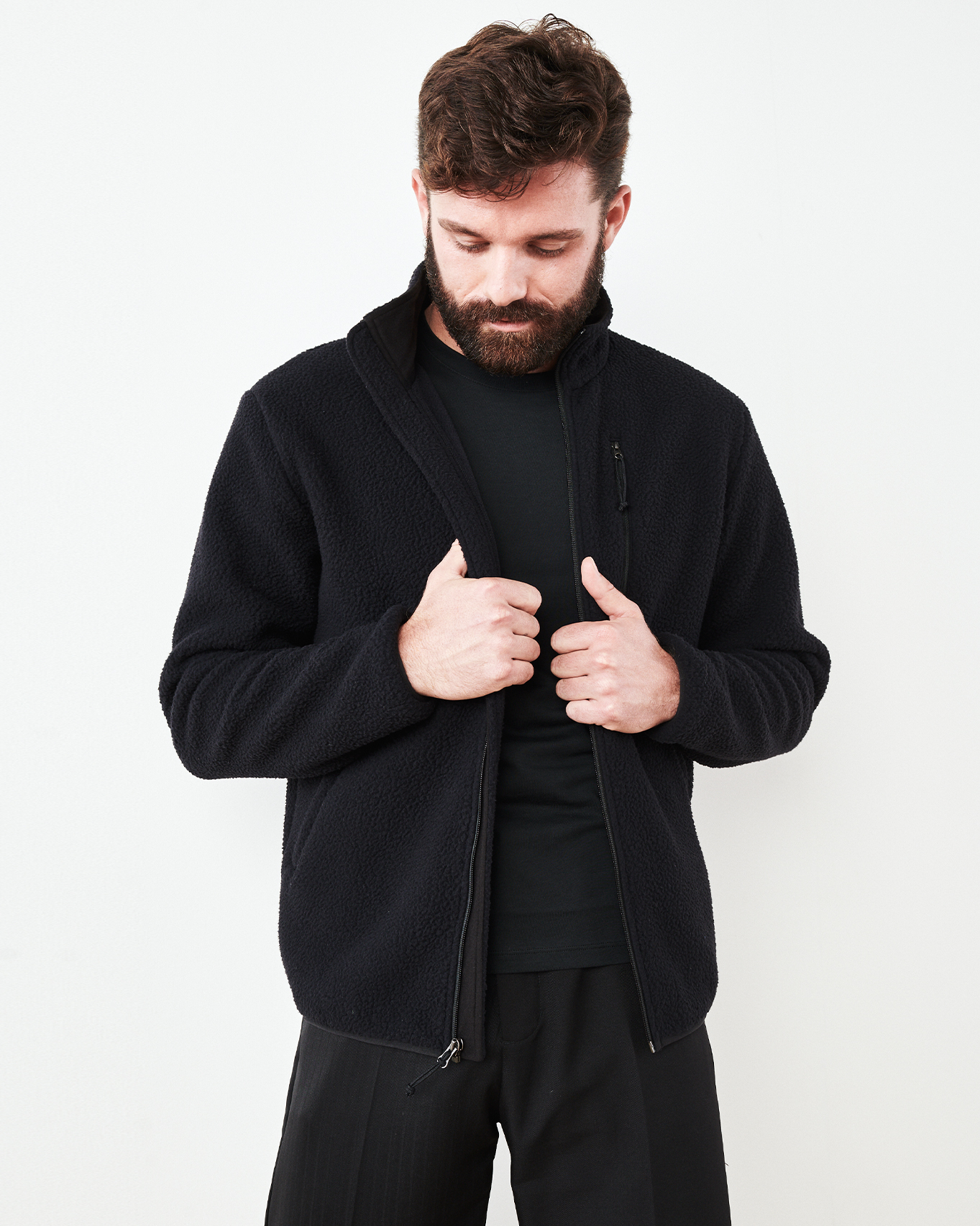 Men's Recycled Sherpa Fleece Jacket 