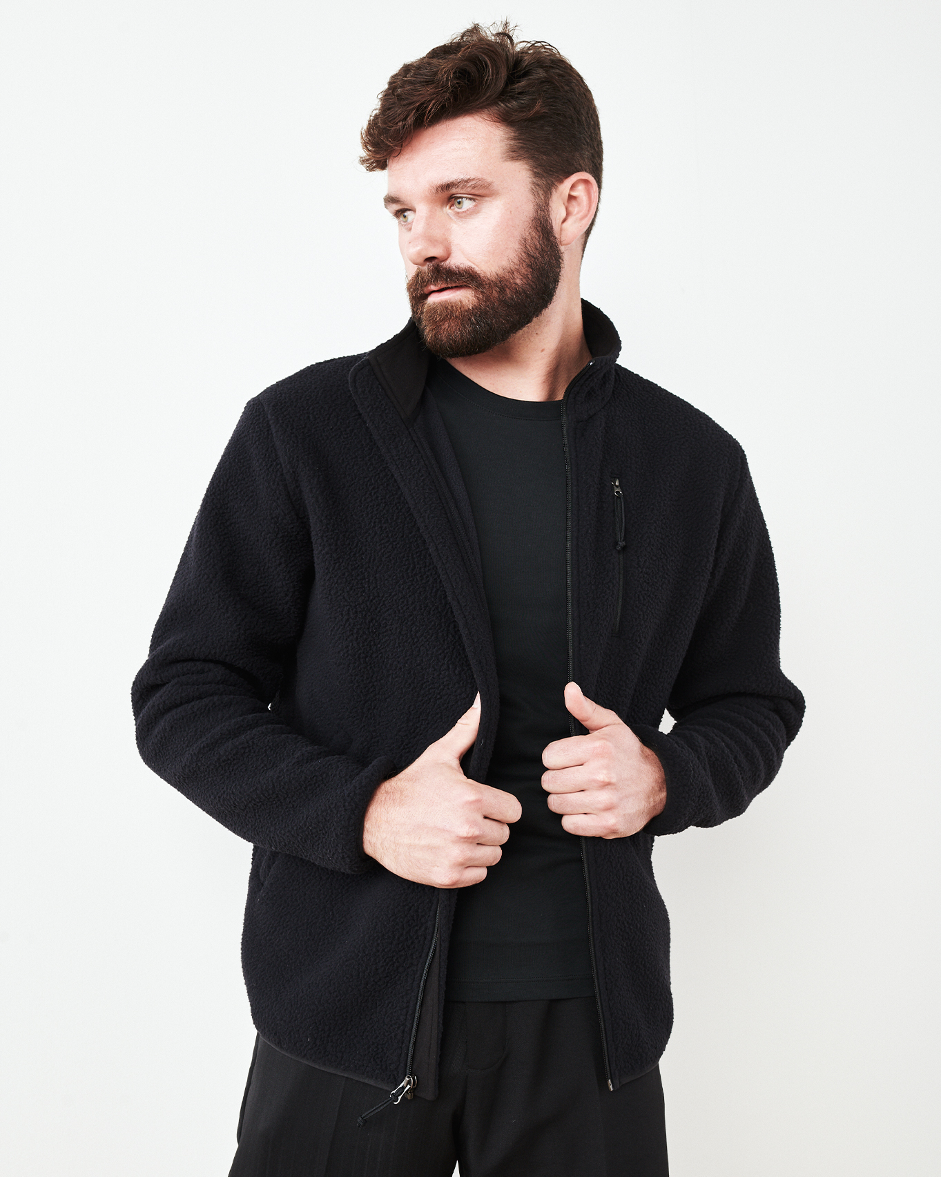 Men's Recycled Sherpa Fleece Jacket 
