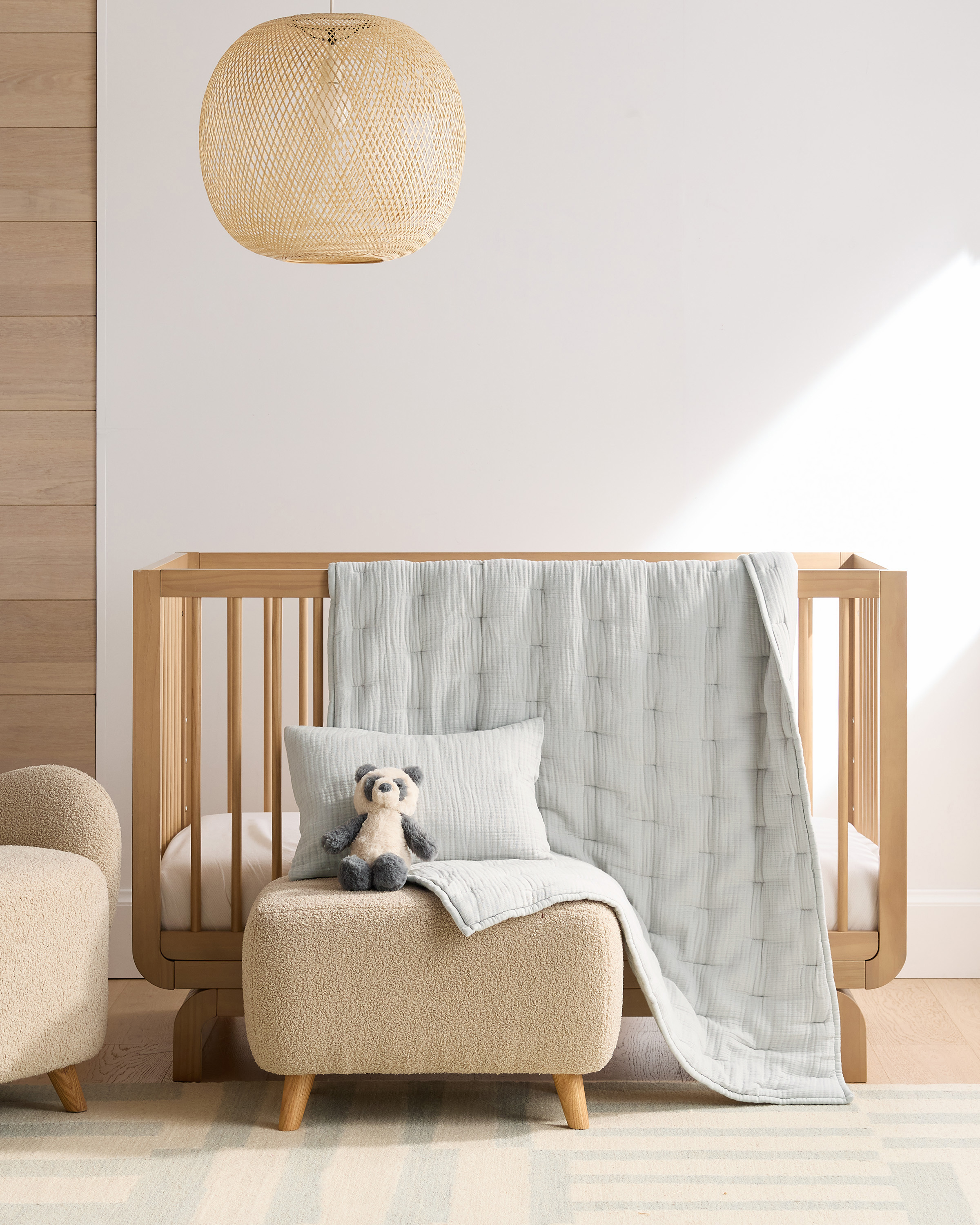 Organic Airy Gauze Toddler Quilt & Sham Set - thumbnail 10