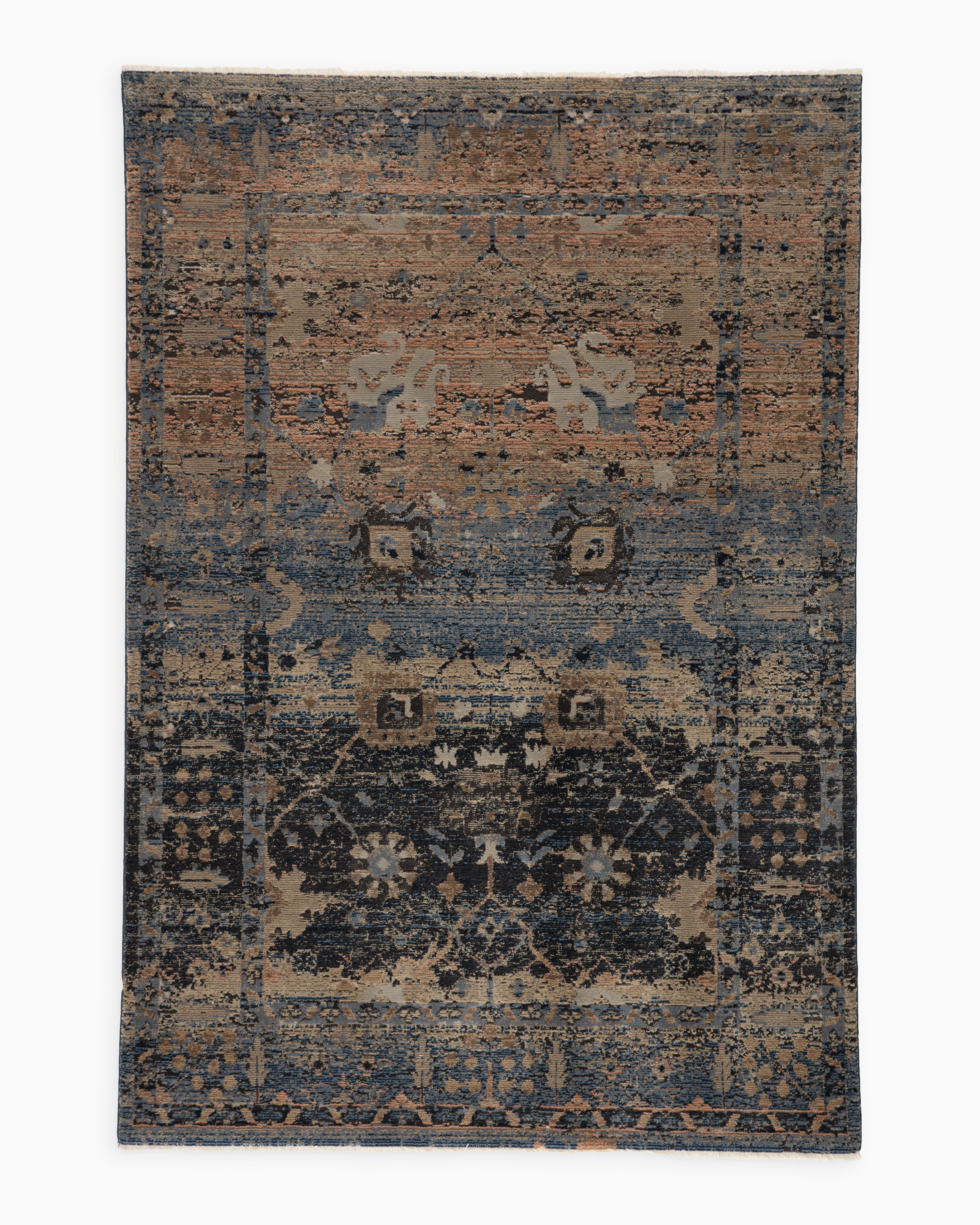 Quince Greer Rug In Blue