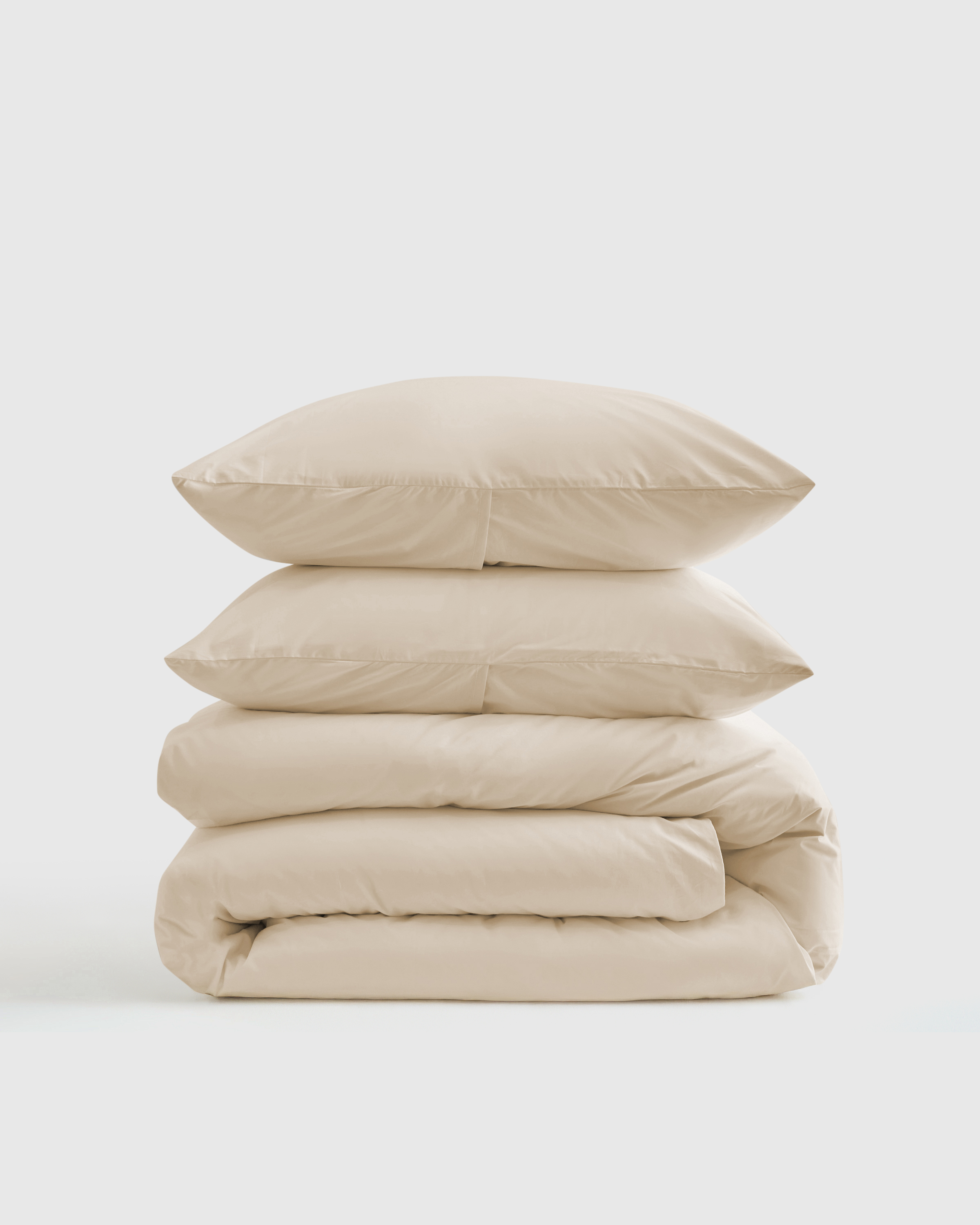 Sage Classic Organic Percale Duvet Cover Set