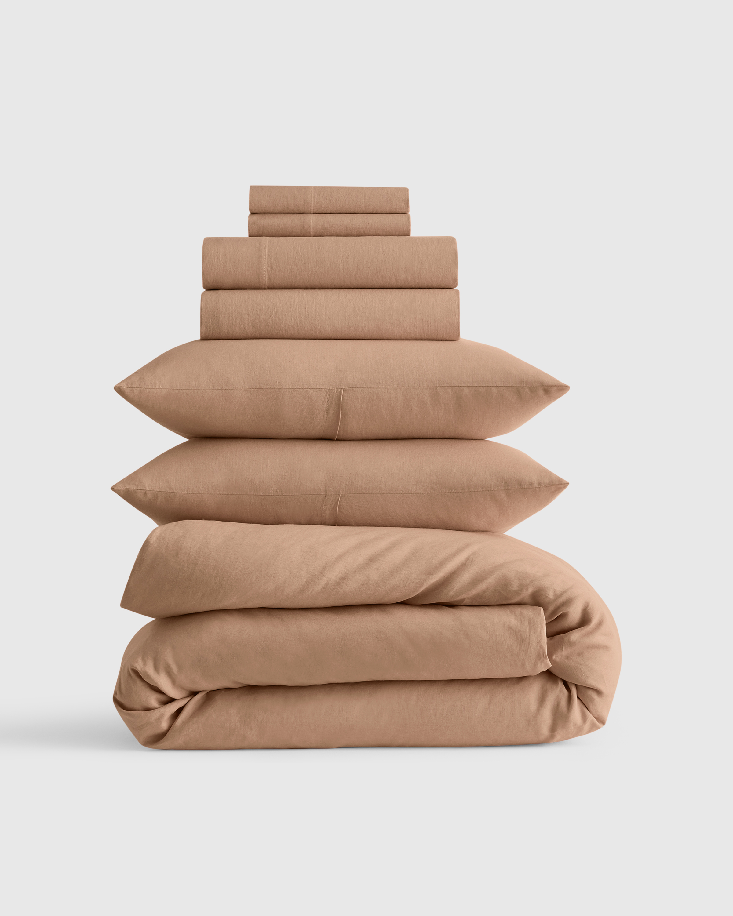 Deluxe Linen Duvet Bundle | Quince in Espresso