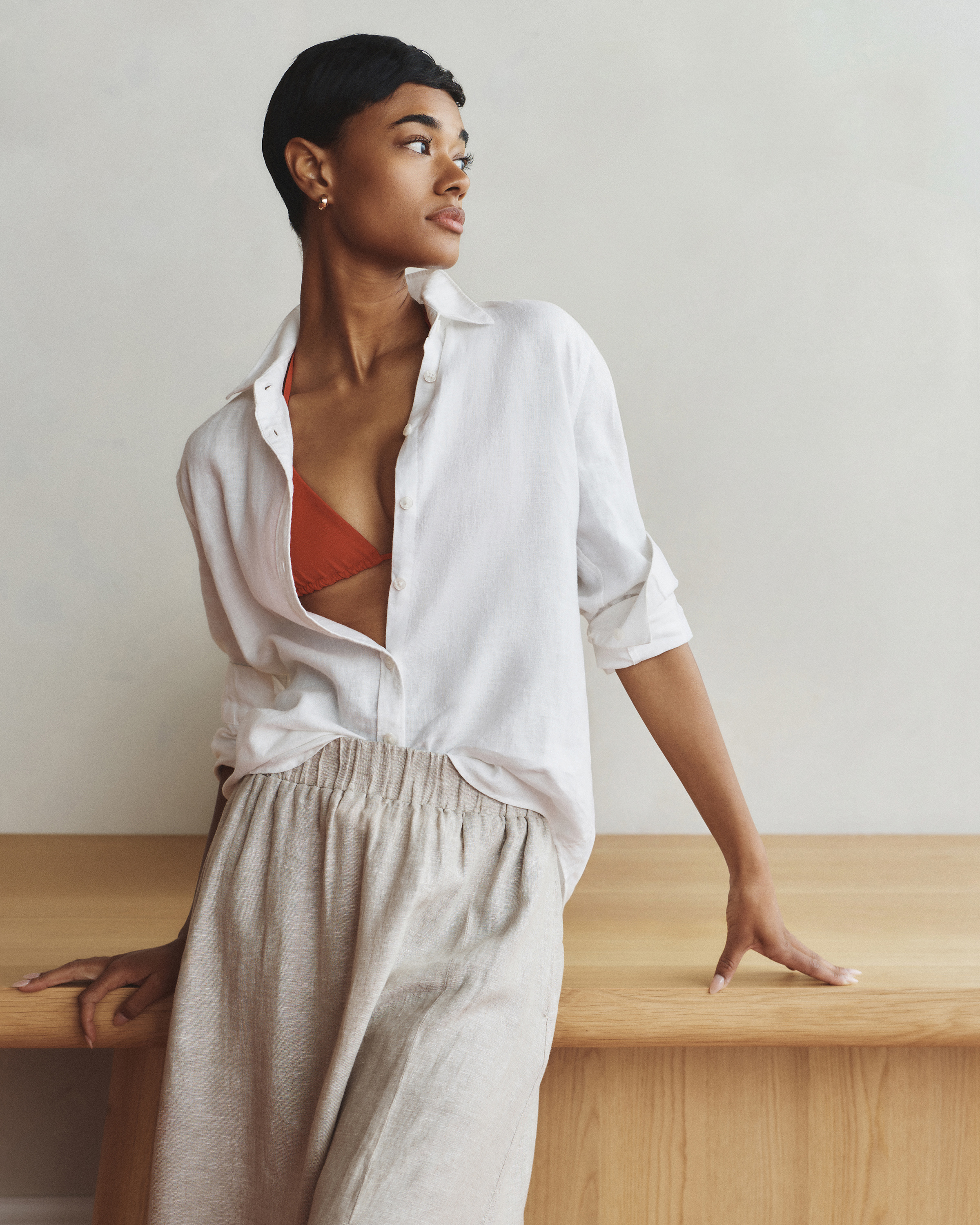 Linen Tops, Shirts & Tanks for Women