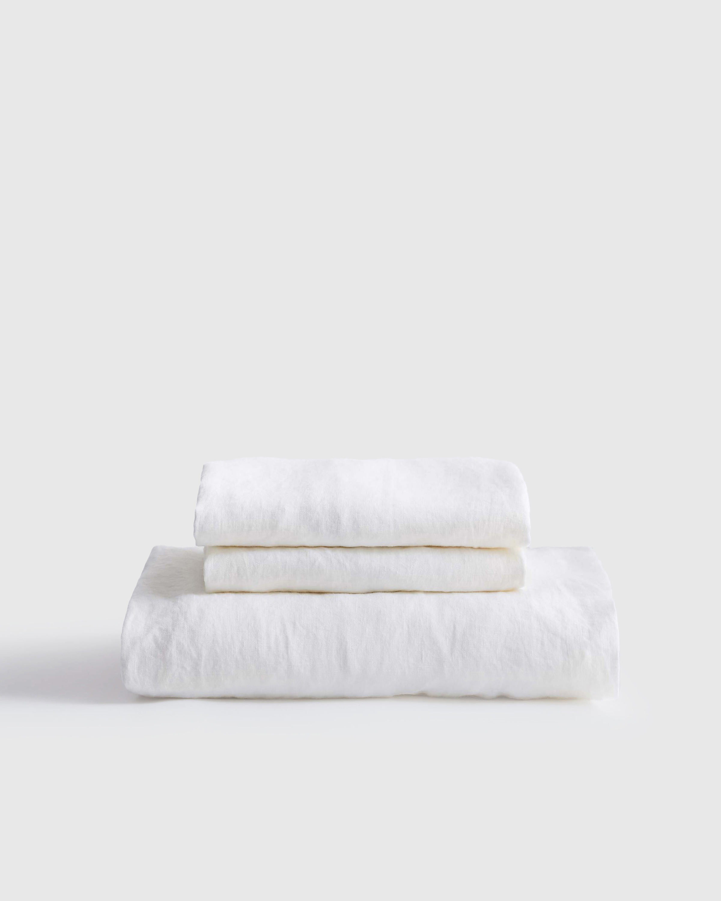 European Linen Fitted Sheet Set - King