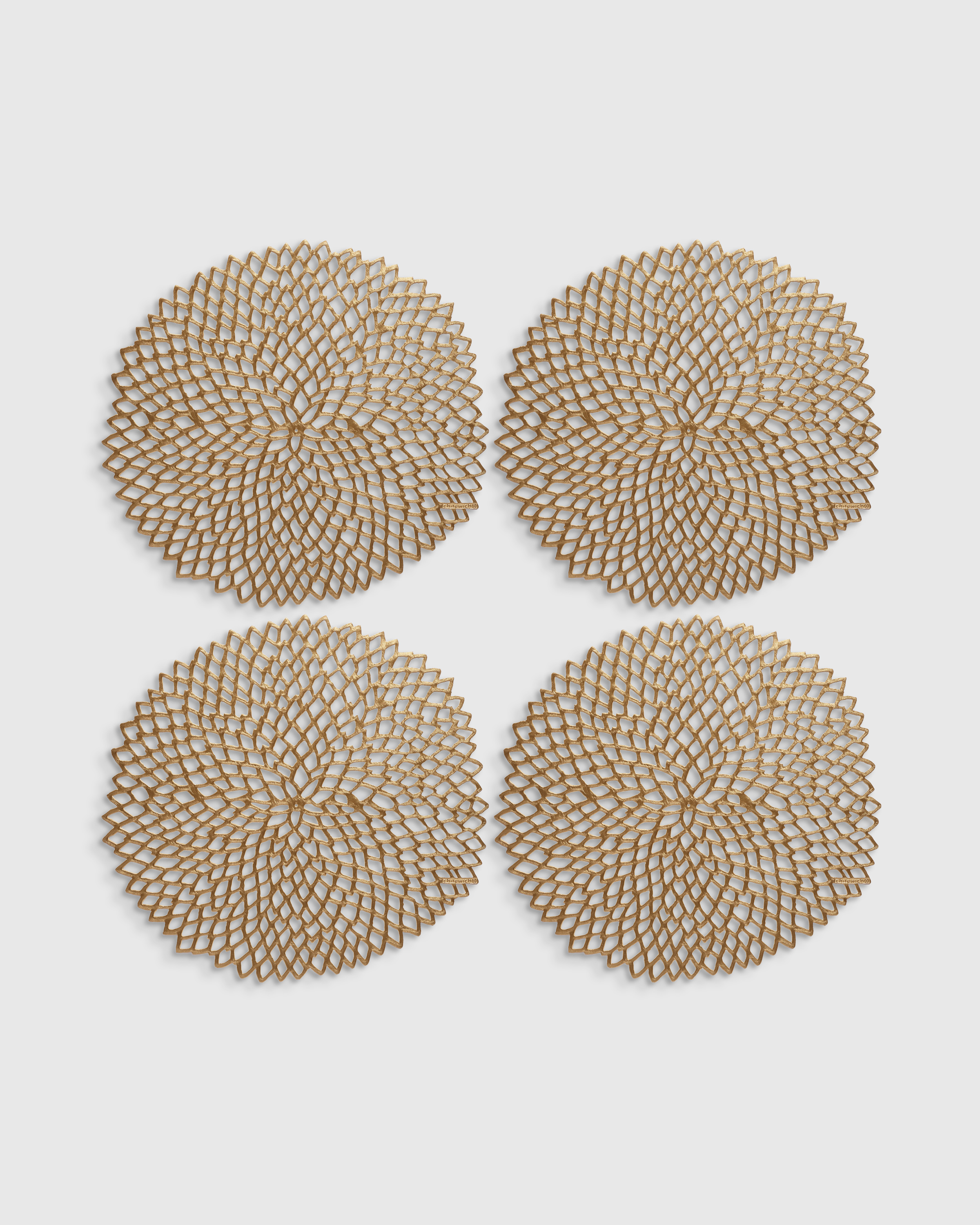  Pressed Dahlia Placemats, Set of 4 by Chilewich