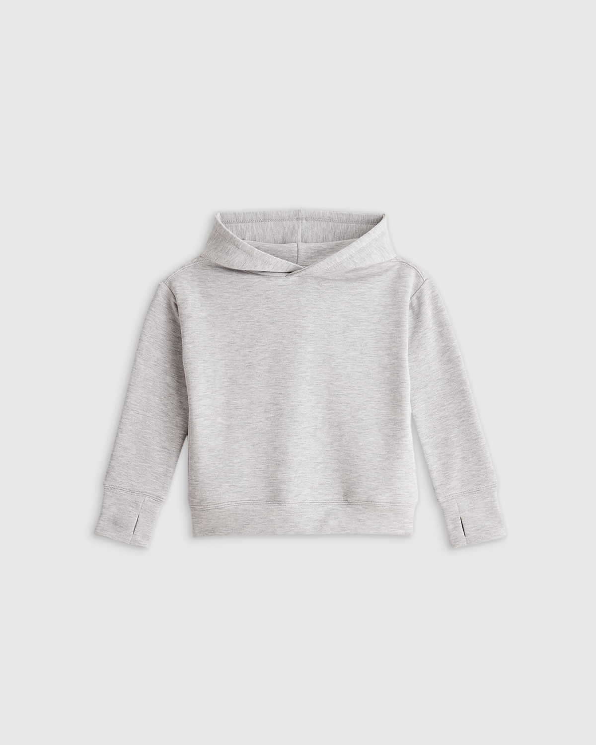 Girls SuperSoft Fleece Crop Pullover Hoodie - thumbnail 2