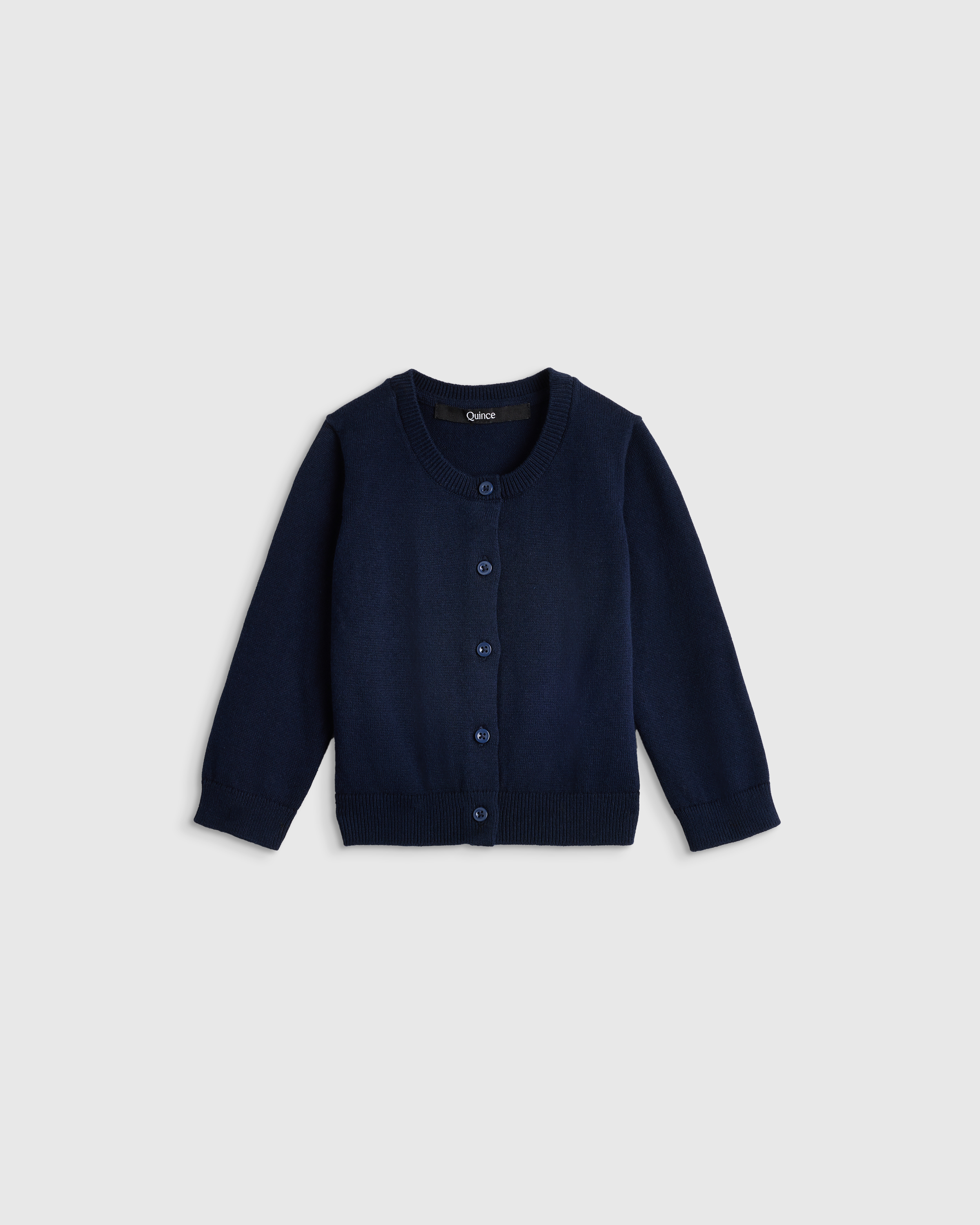 100% Organic Cotton Crewneck Cardigan - thumbnail 10