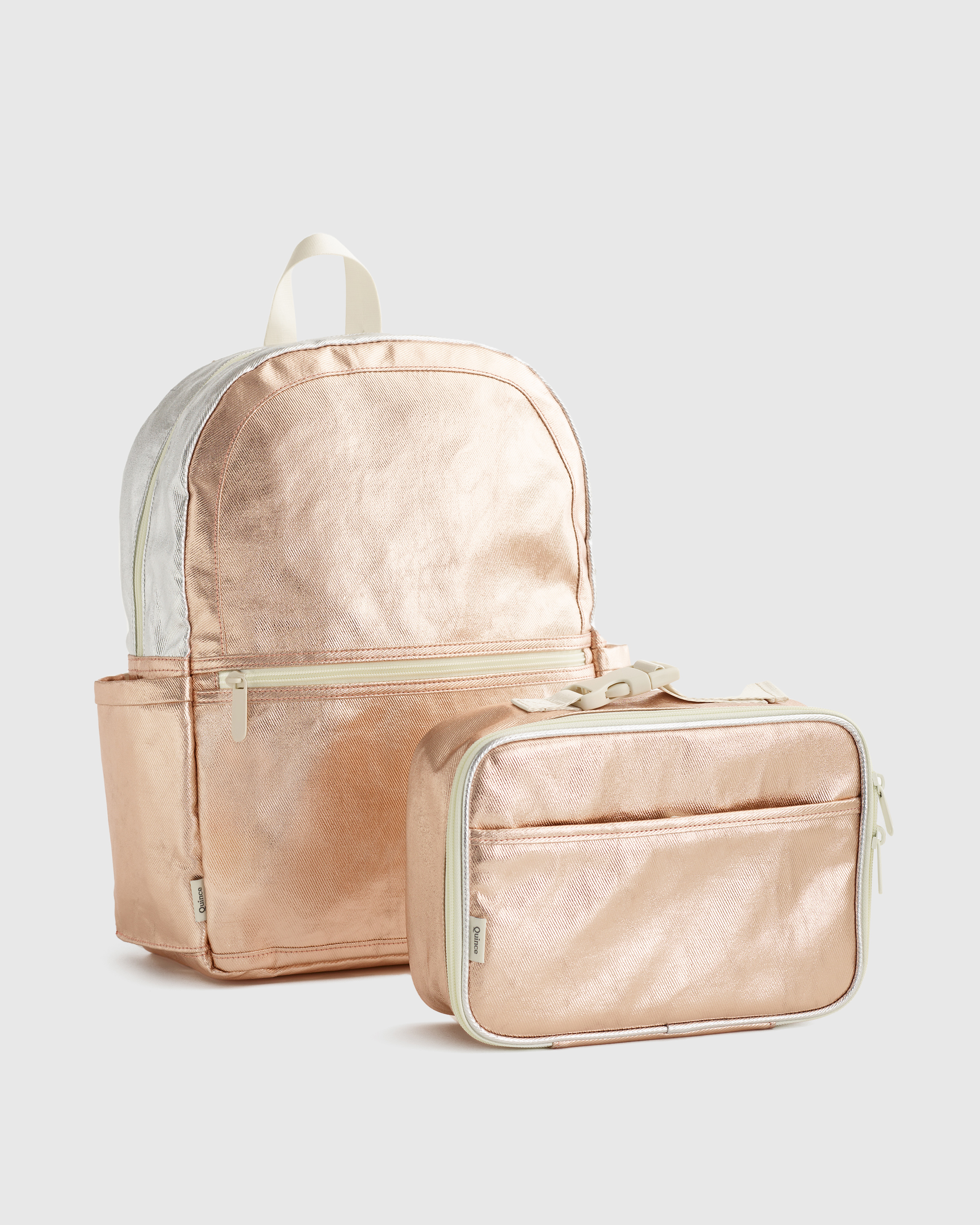 Recycled Double Pocket Backpack - Small - thumbnail 7