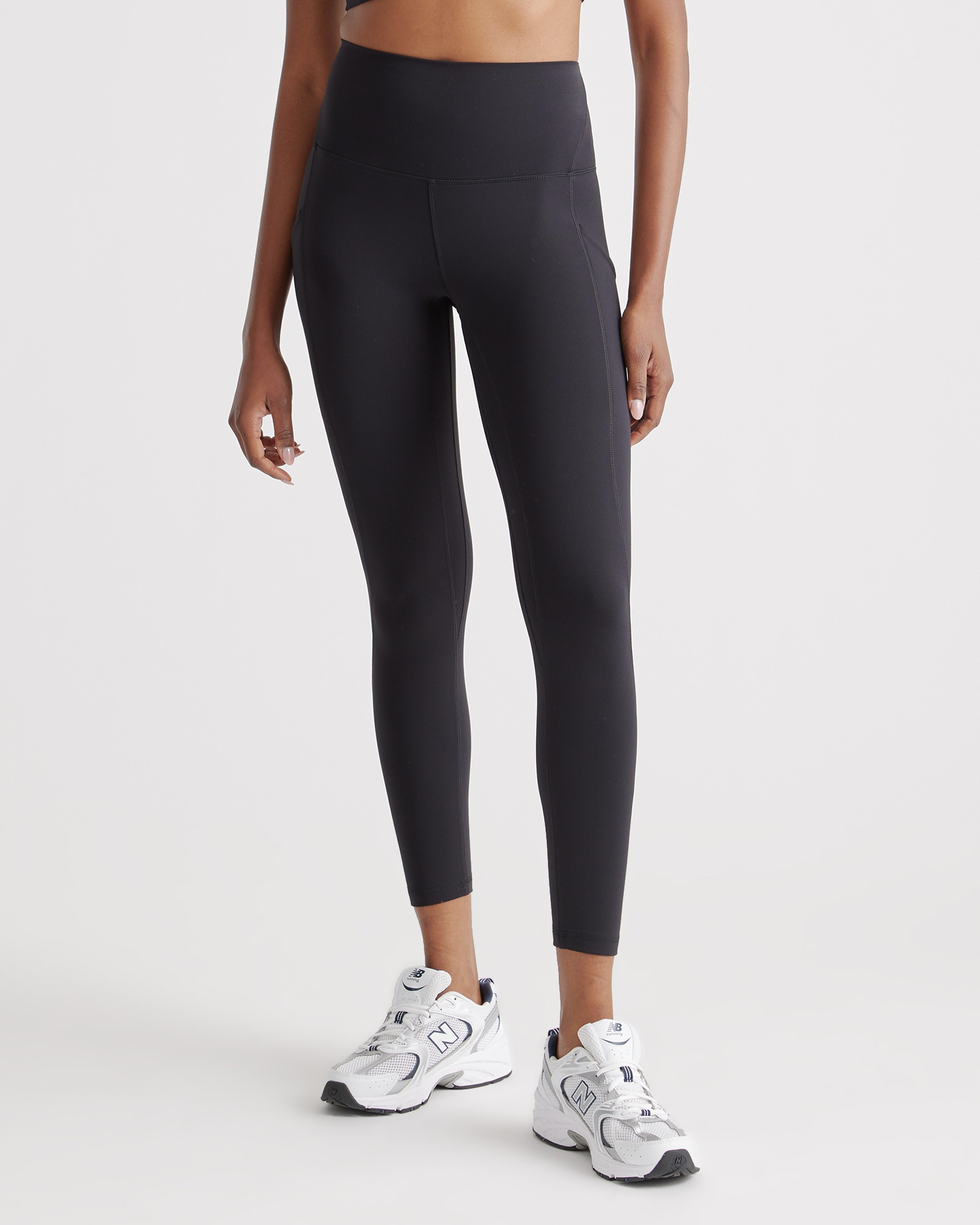 High-Waisted Neon Ankle Length Leggings with 3 Pockets