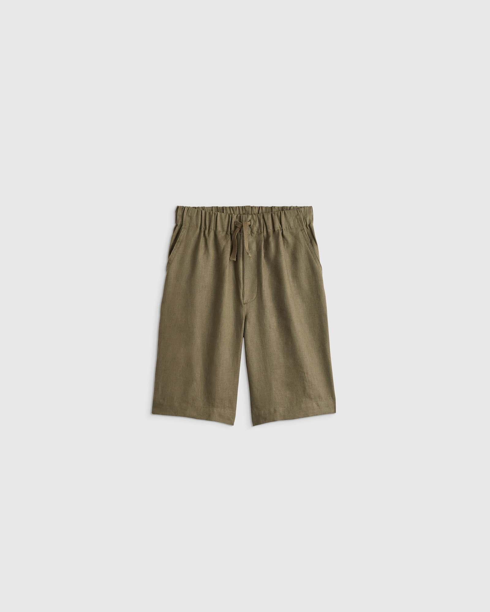 100% European Linen Pull-On Shorts