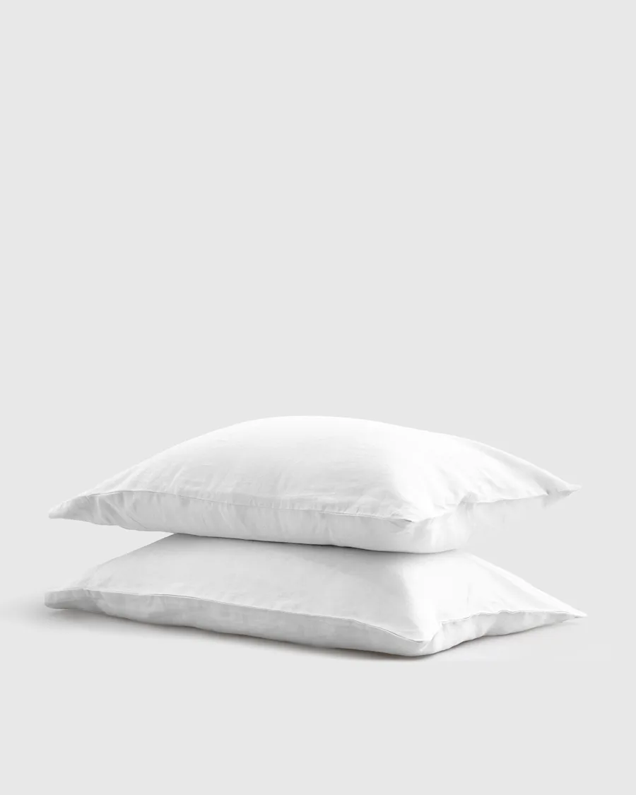 EuropeanLinenEuroSham White
