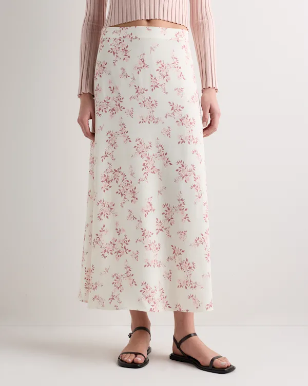 Lightweight Crepe Slip Skirt