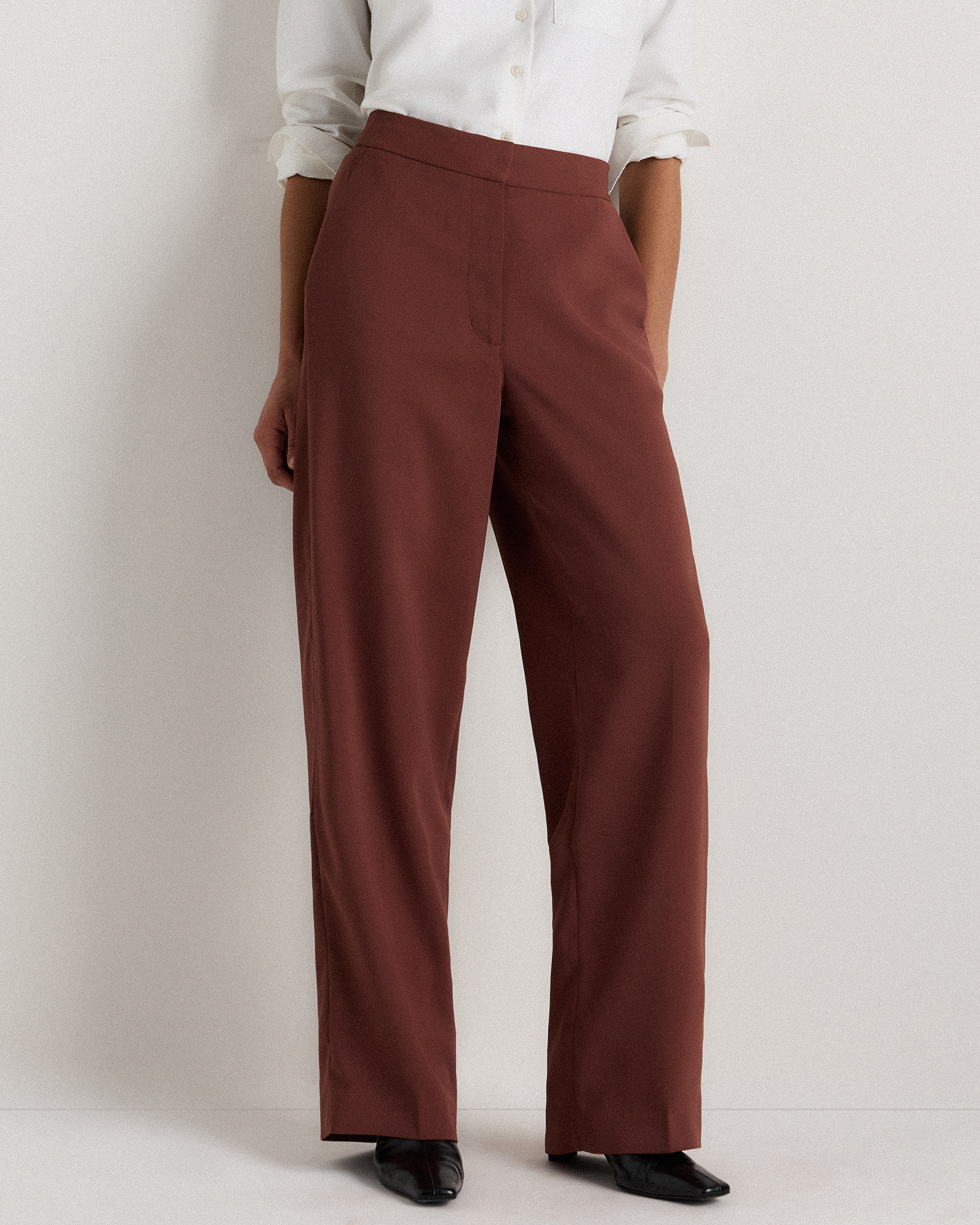 Stretch Crepe Classic Trouser Pants