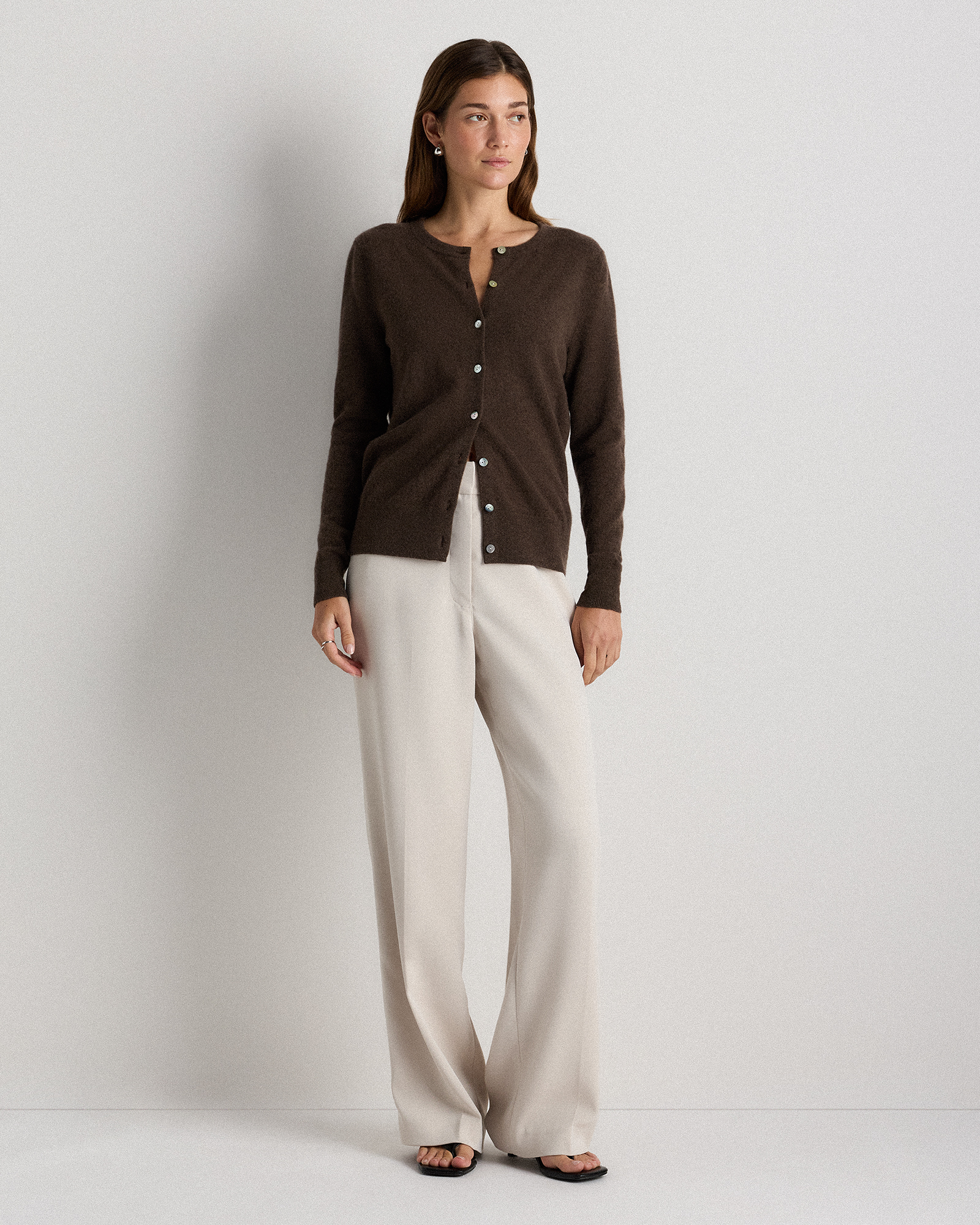 Mongolian Cashmere Cardigan Sweater | Quince Canada