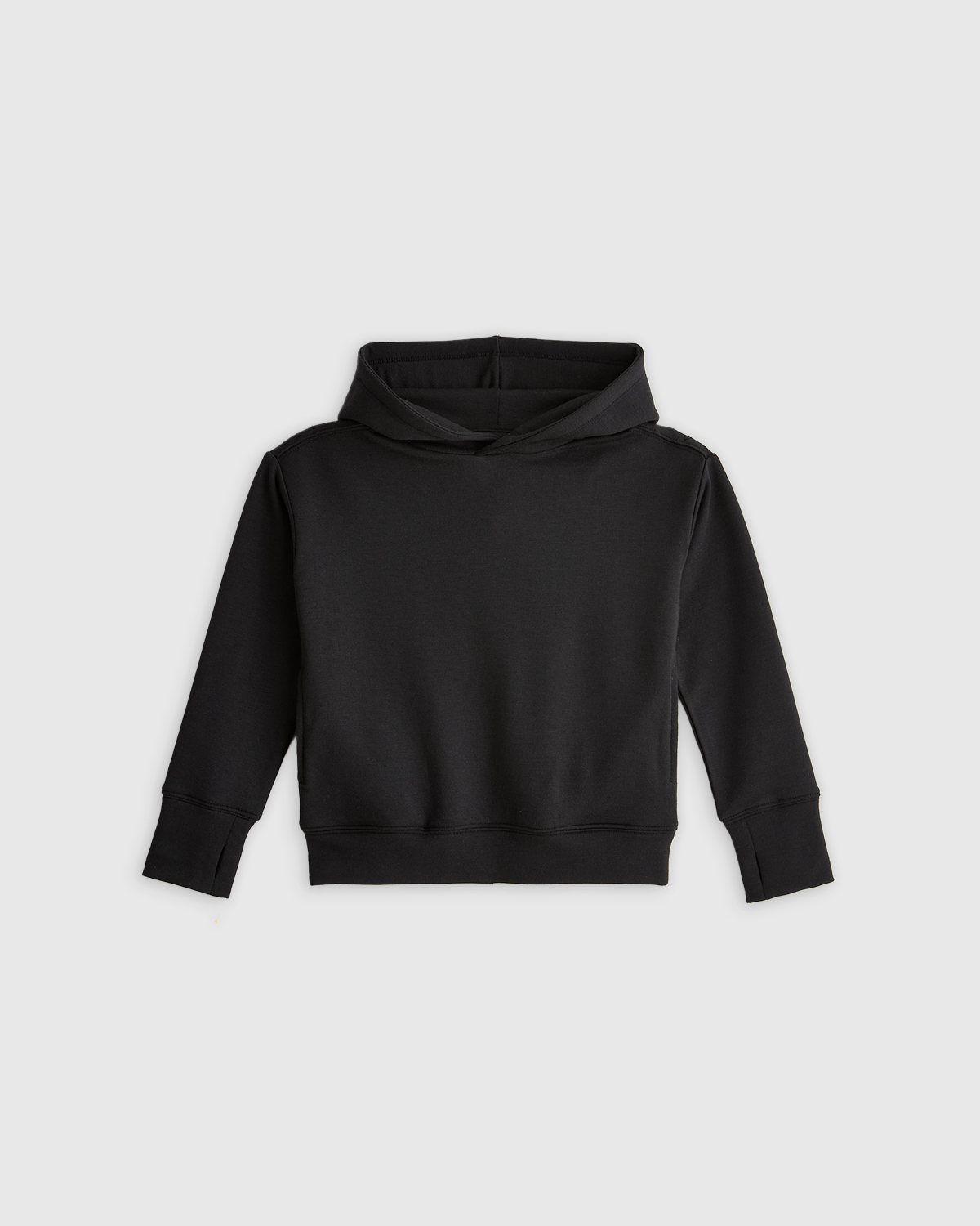 Girls SuperSoft Fleece Crop Pullover Hoodie - thumbnail 3