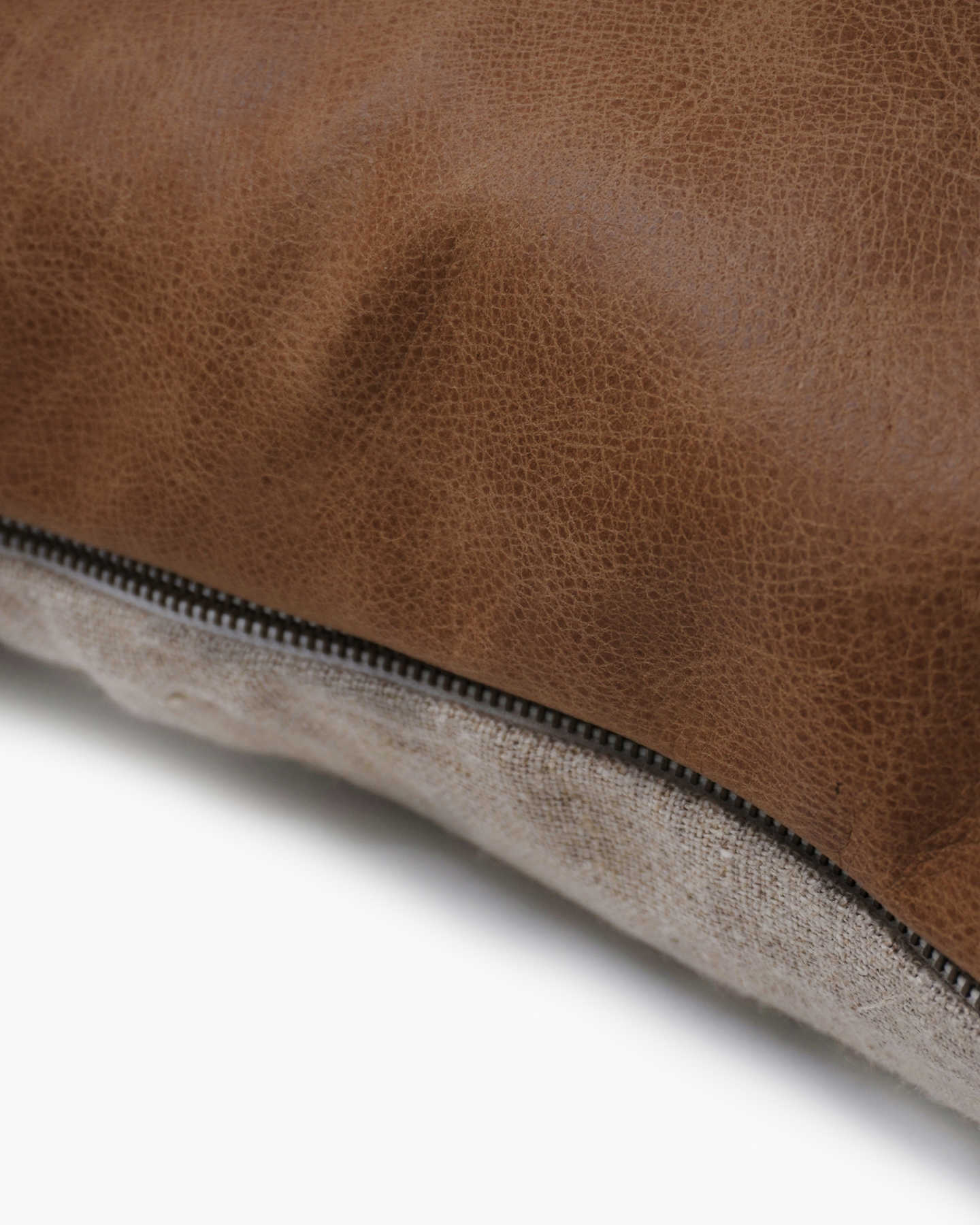 Luxe Leather Pillow Cover - Coco - 1 - Thumbnail