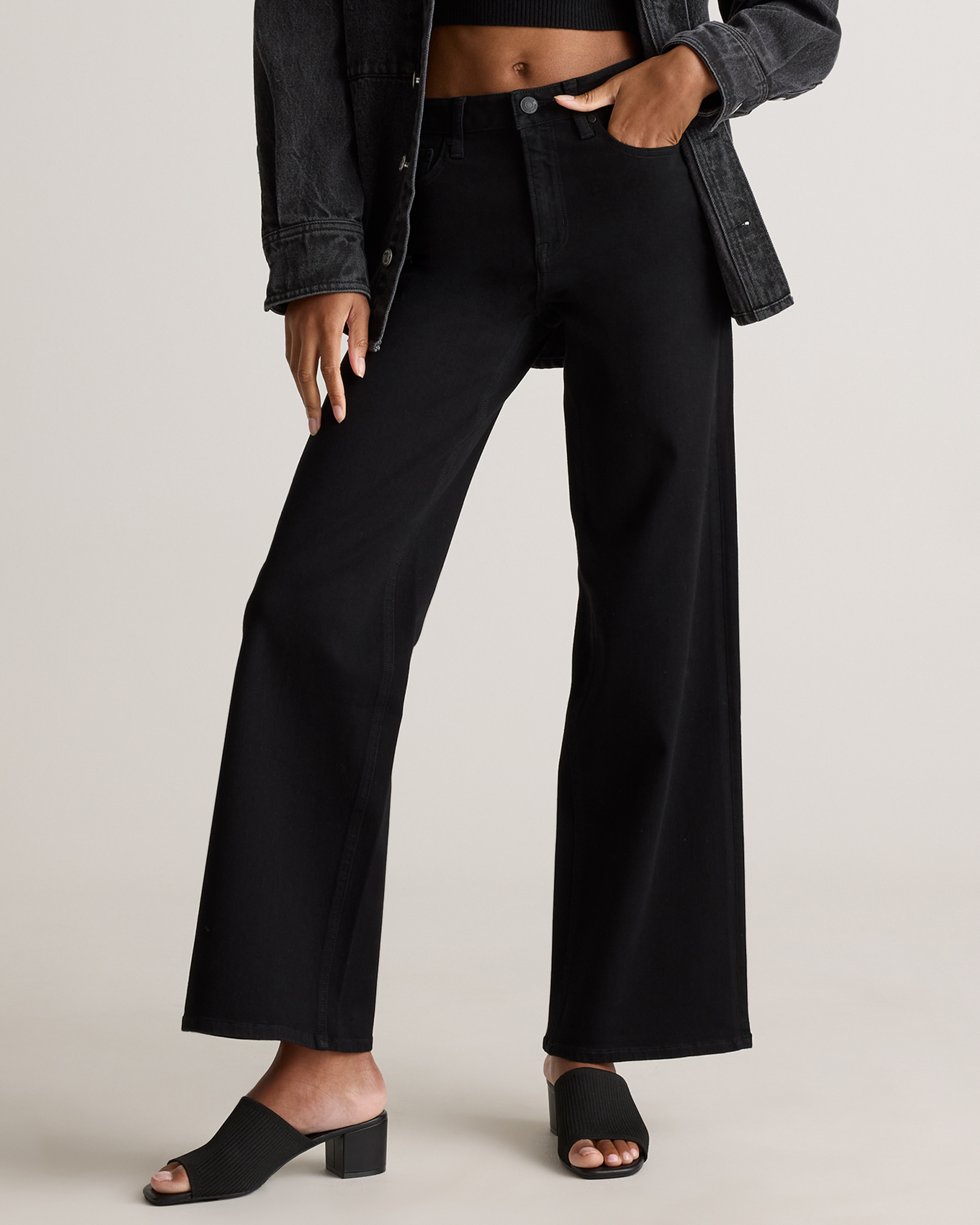 Bella Stretch Wide Leg Jeans