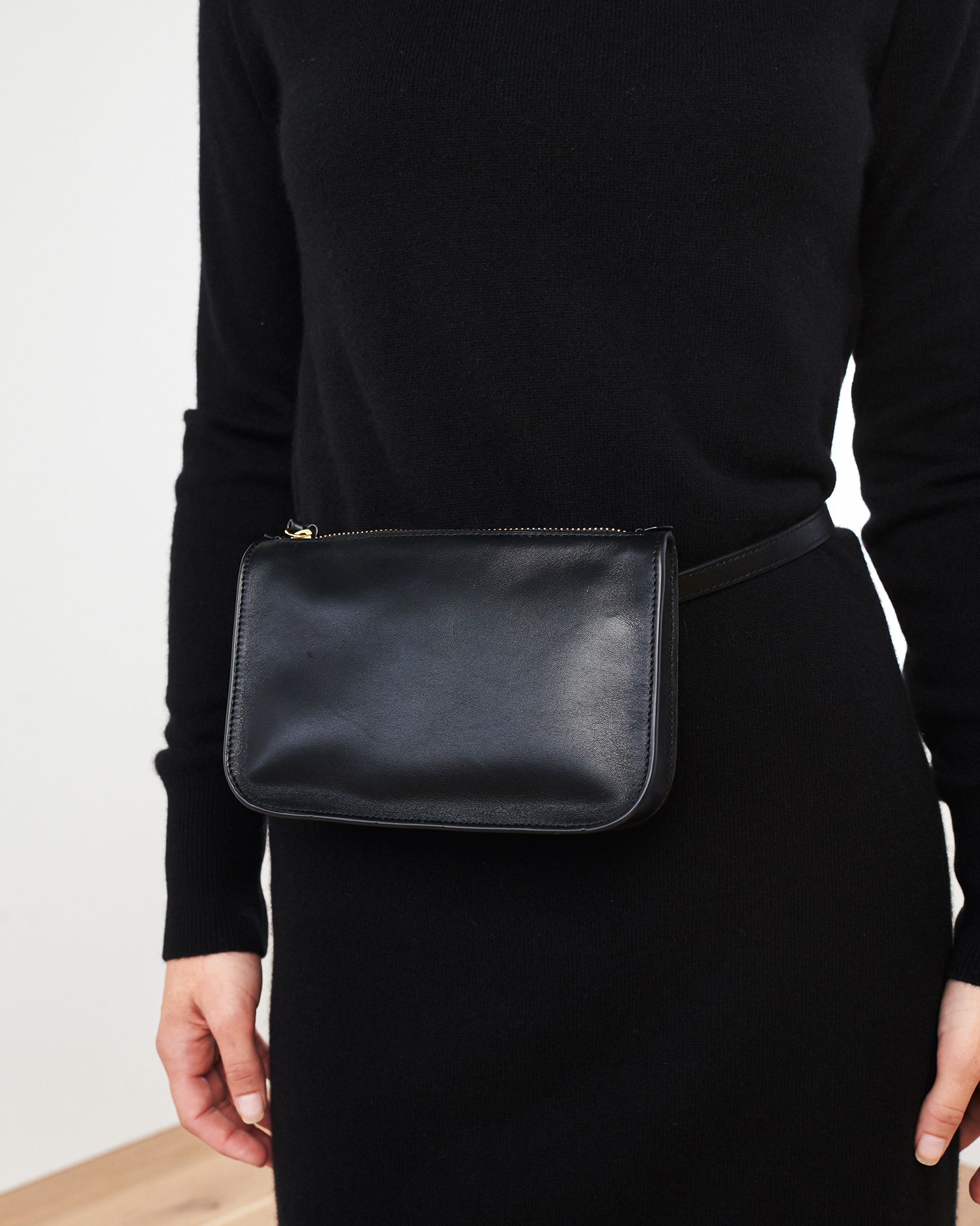 100% Italian Leather Belt Bag