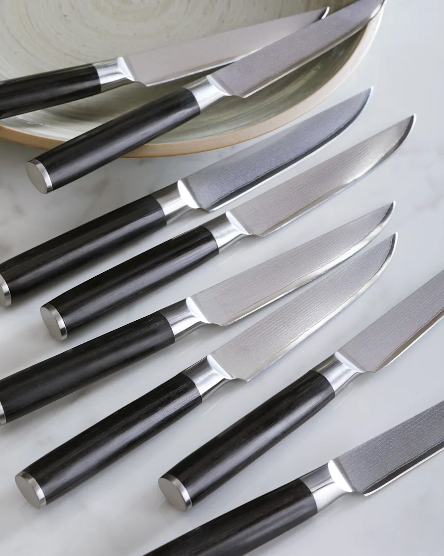 Knife DamascusSteak 1159