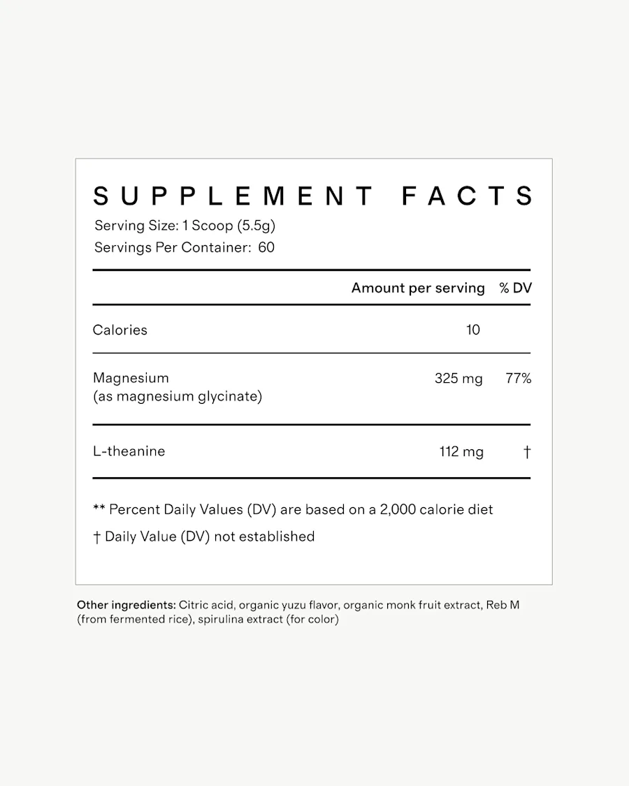 supplement facts