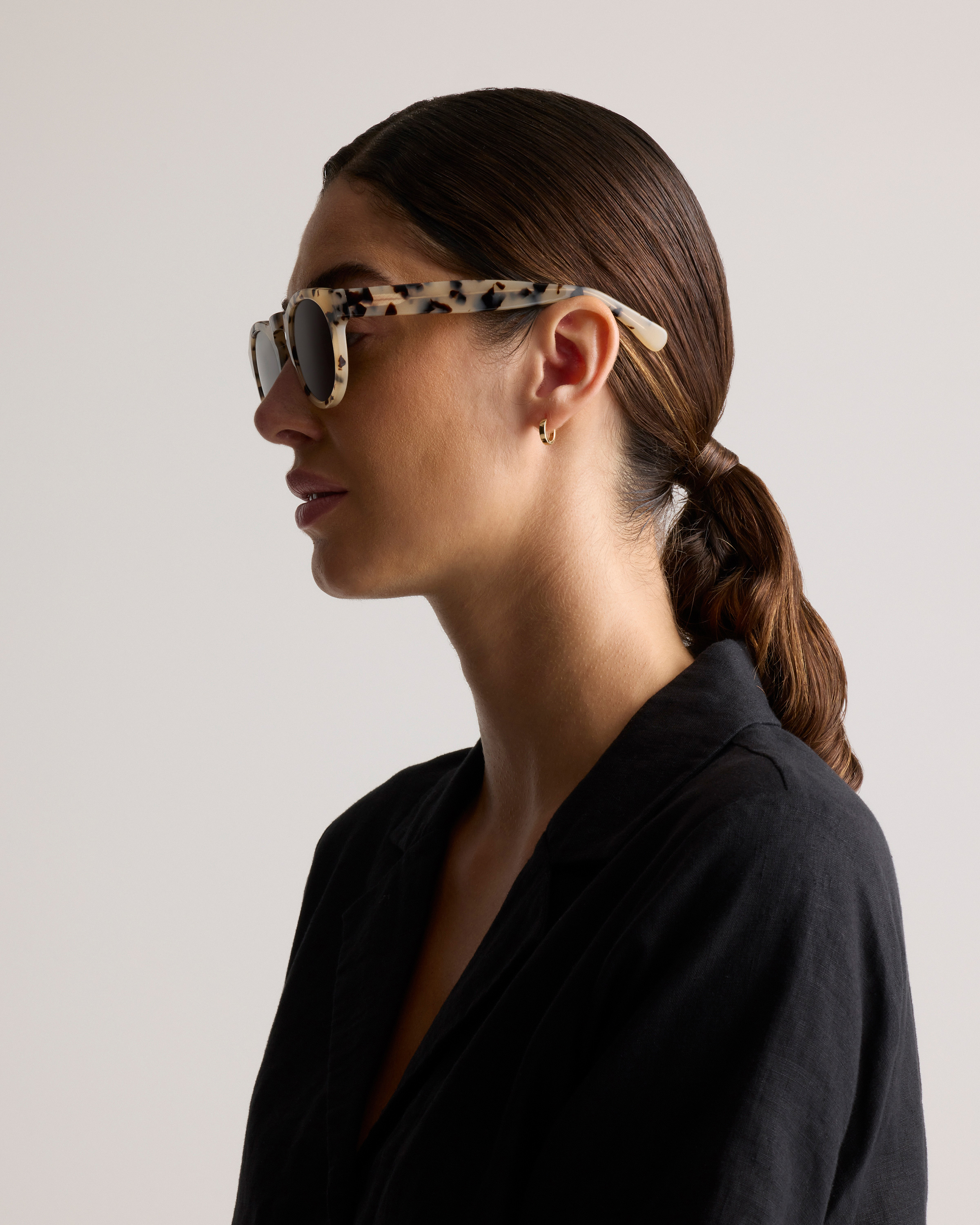 BULOVA Shantou Tortoise Sunglasses‎ Women Cat Eye Crystal Temples 54-17-140 Case Acetate Polarized Sunglasses UV Protection Cat Eye Frame main image 3