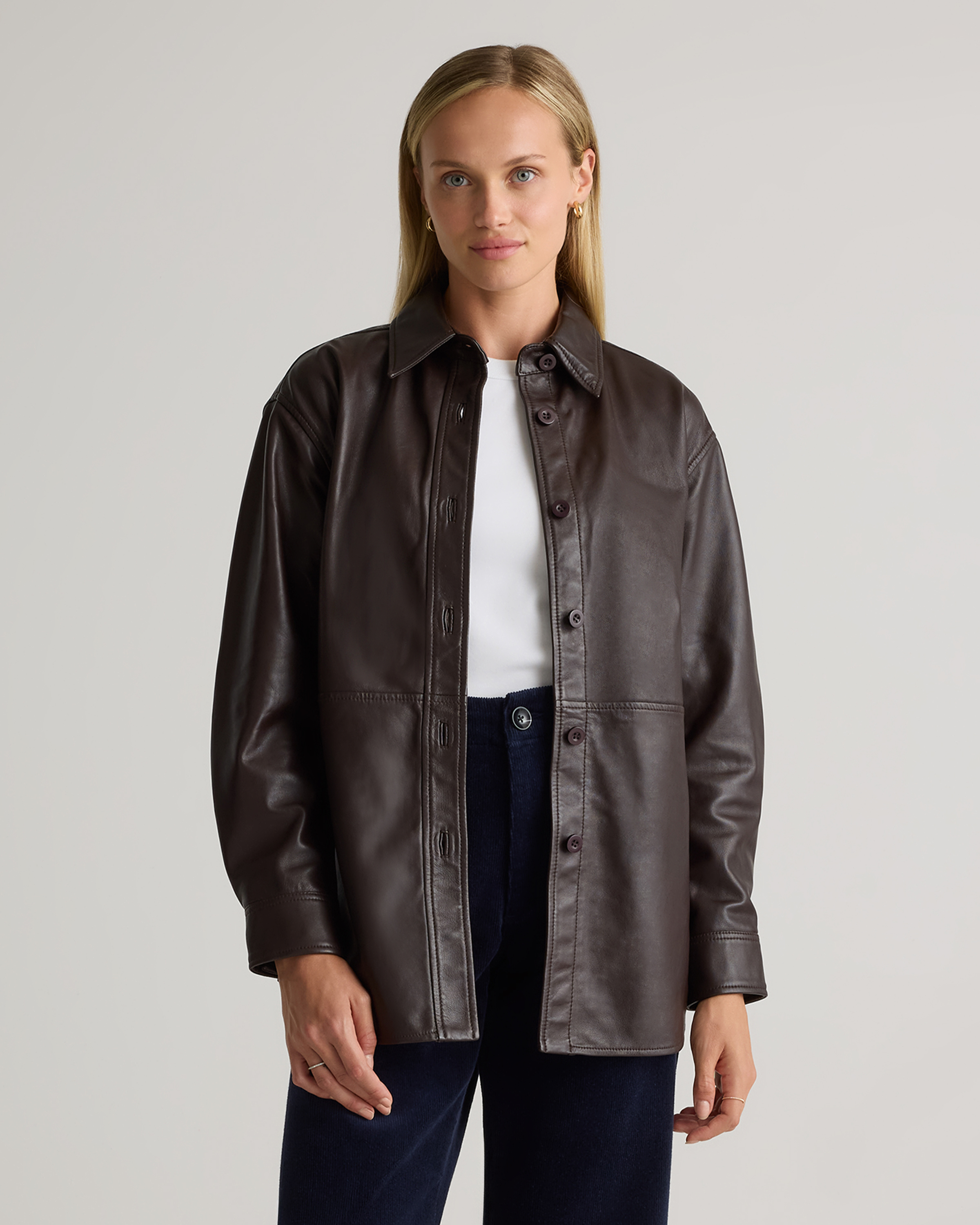 100%LeatherShirtJacket