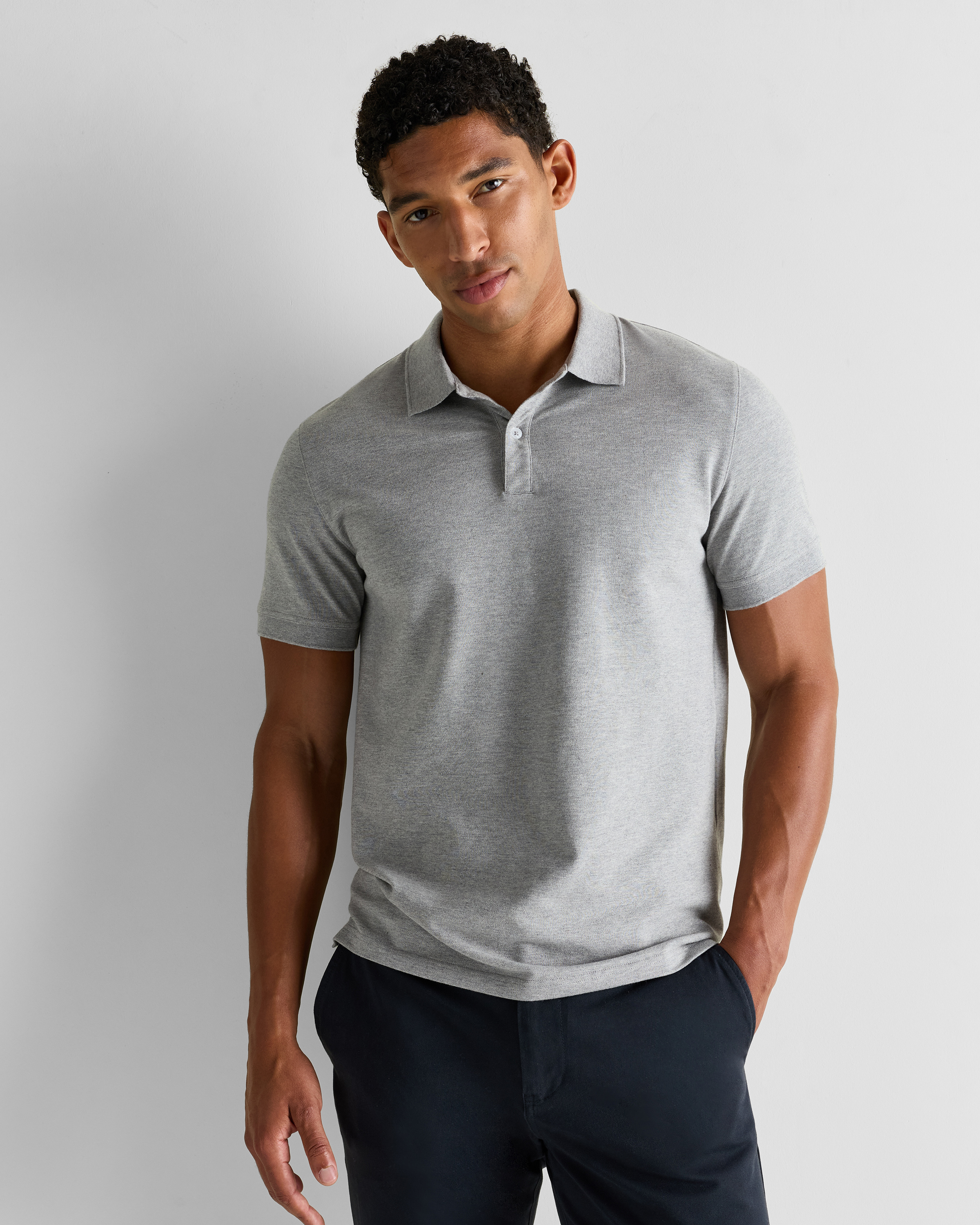 Organic Cotton Pique Polo