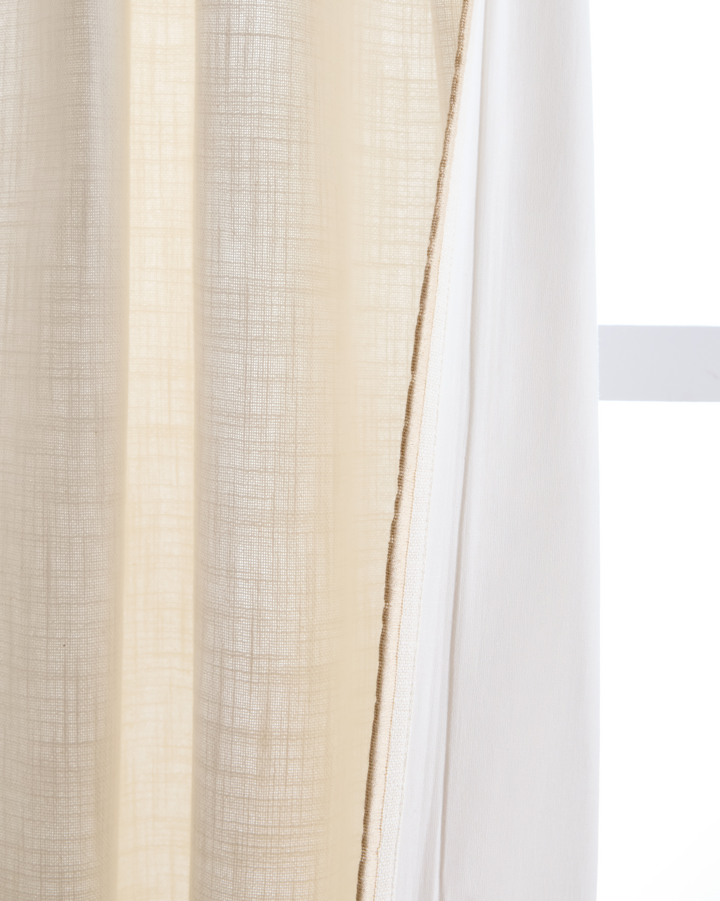 Piped Edge Cotton Curtain - thumbnail 9