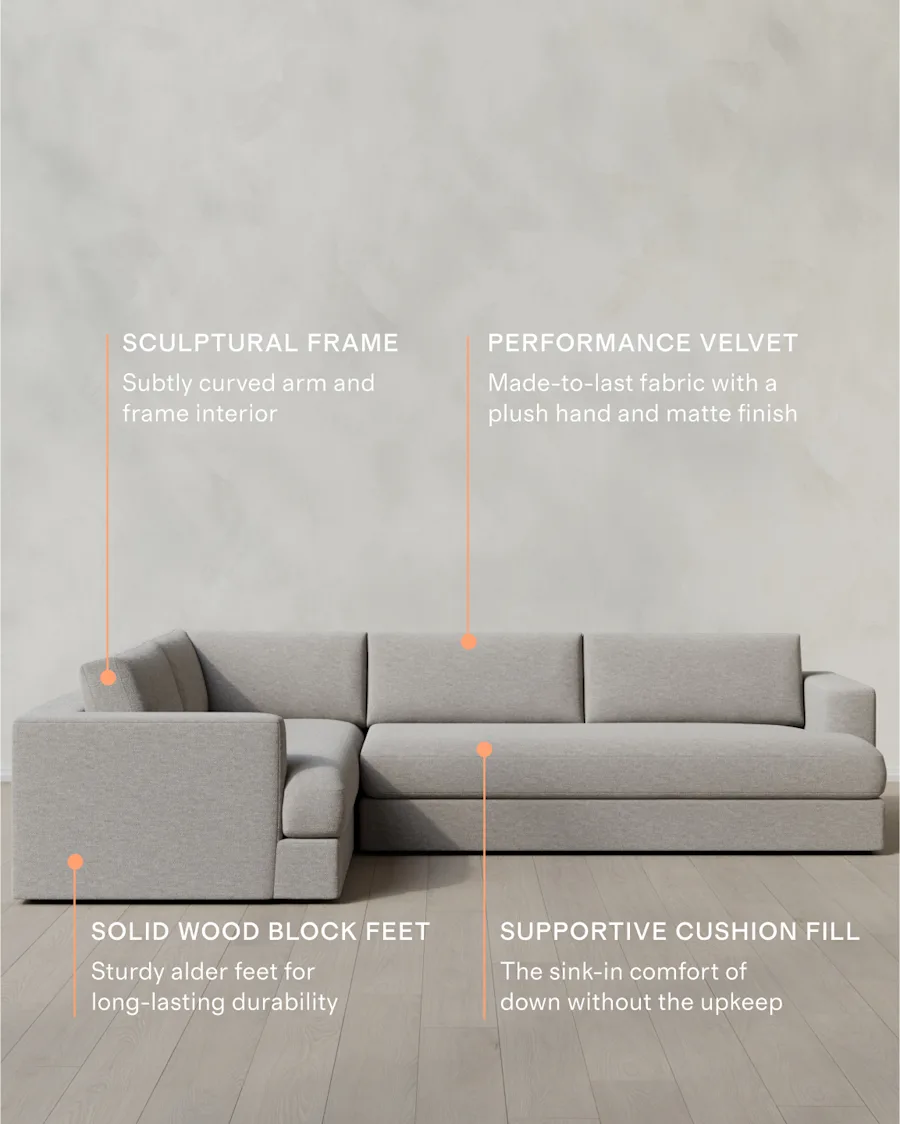 sectional left fog