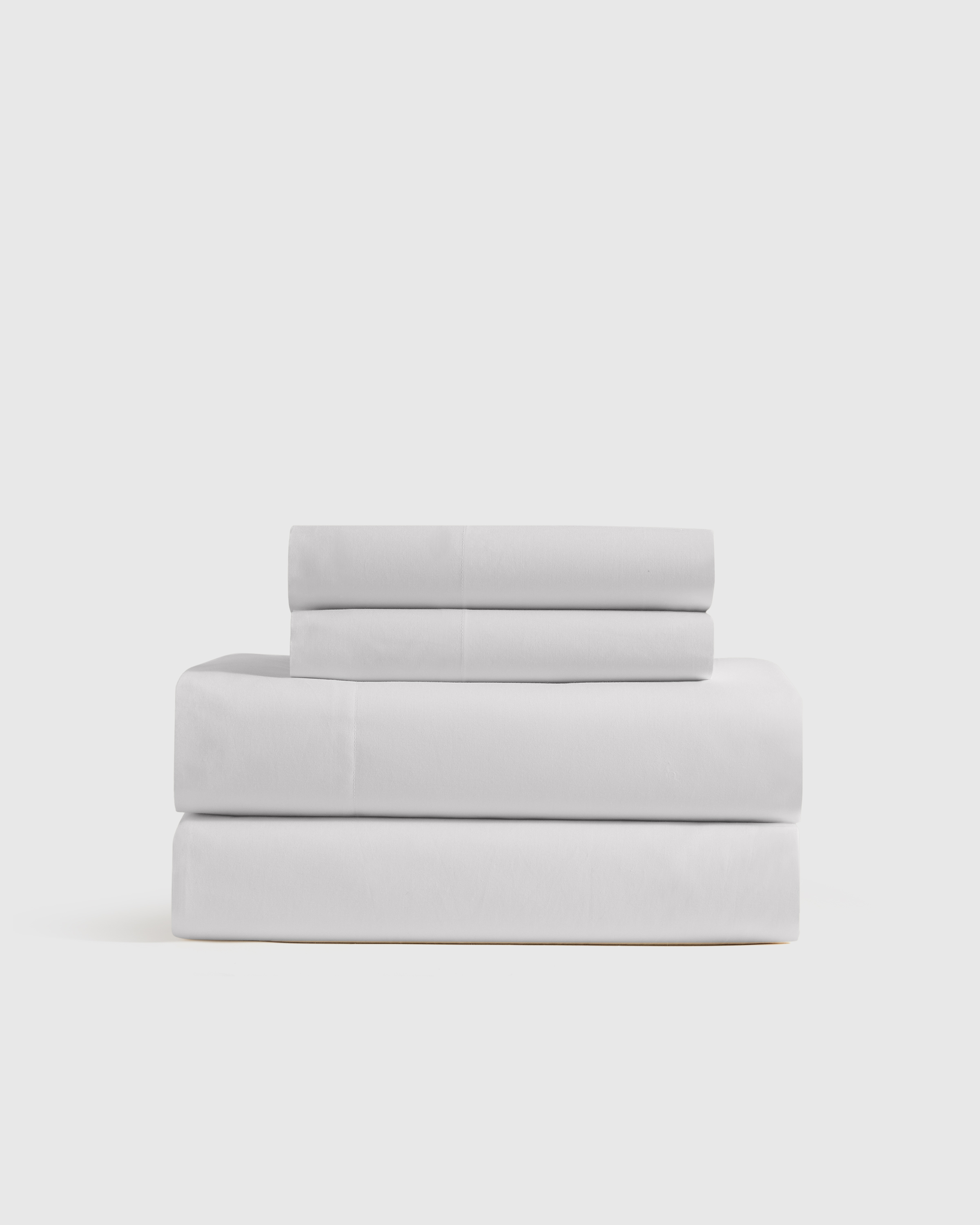 King Classic Organic Percale Sheet Set in White