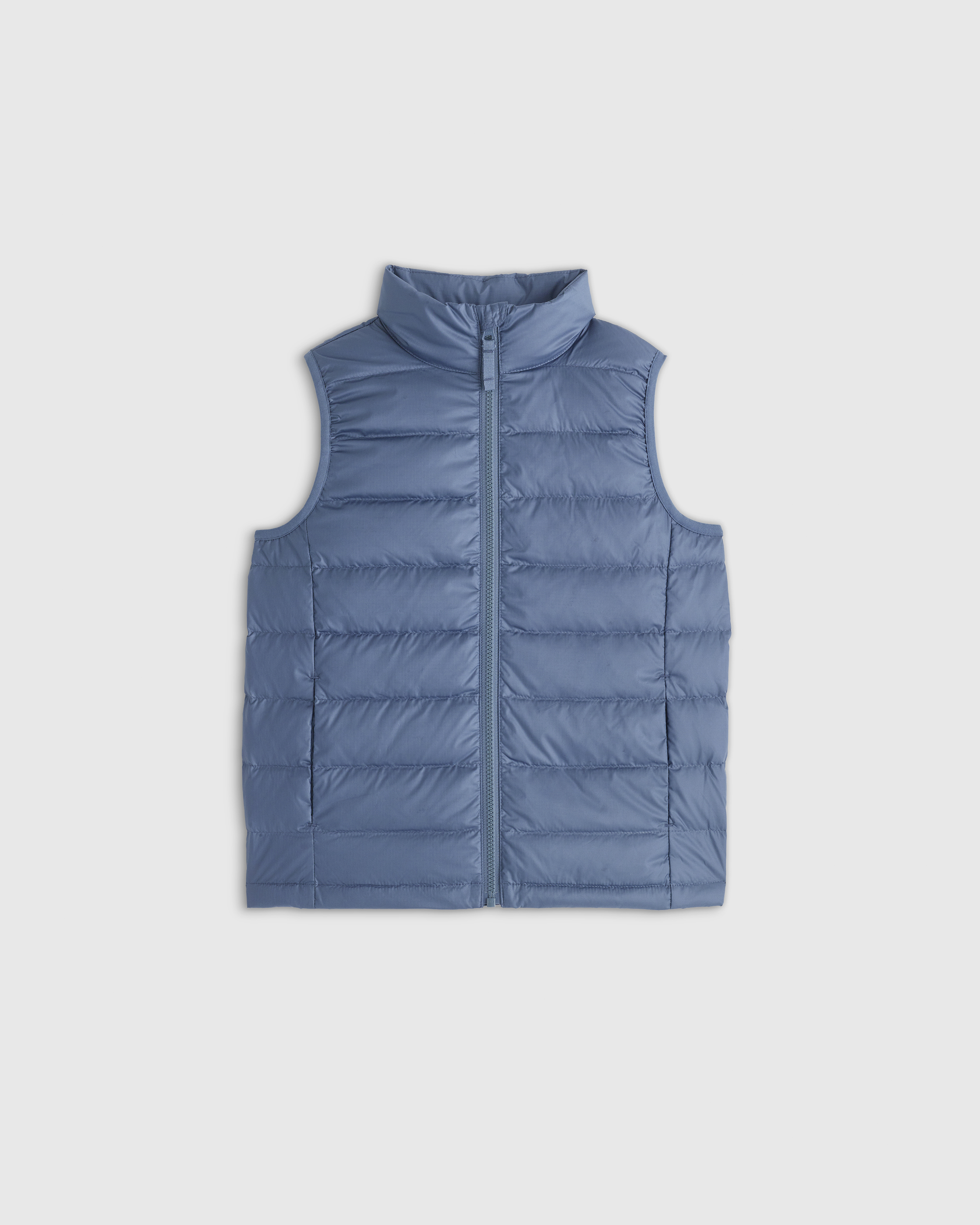 Shop Quince Lightweight Down Puffer Vest In Blue Fusion
