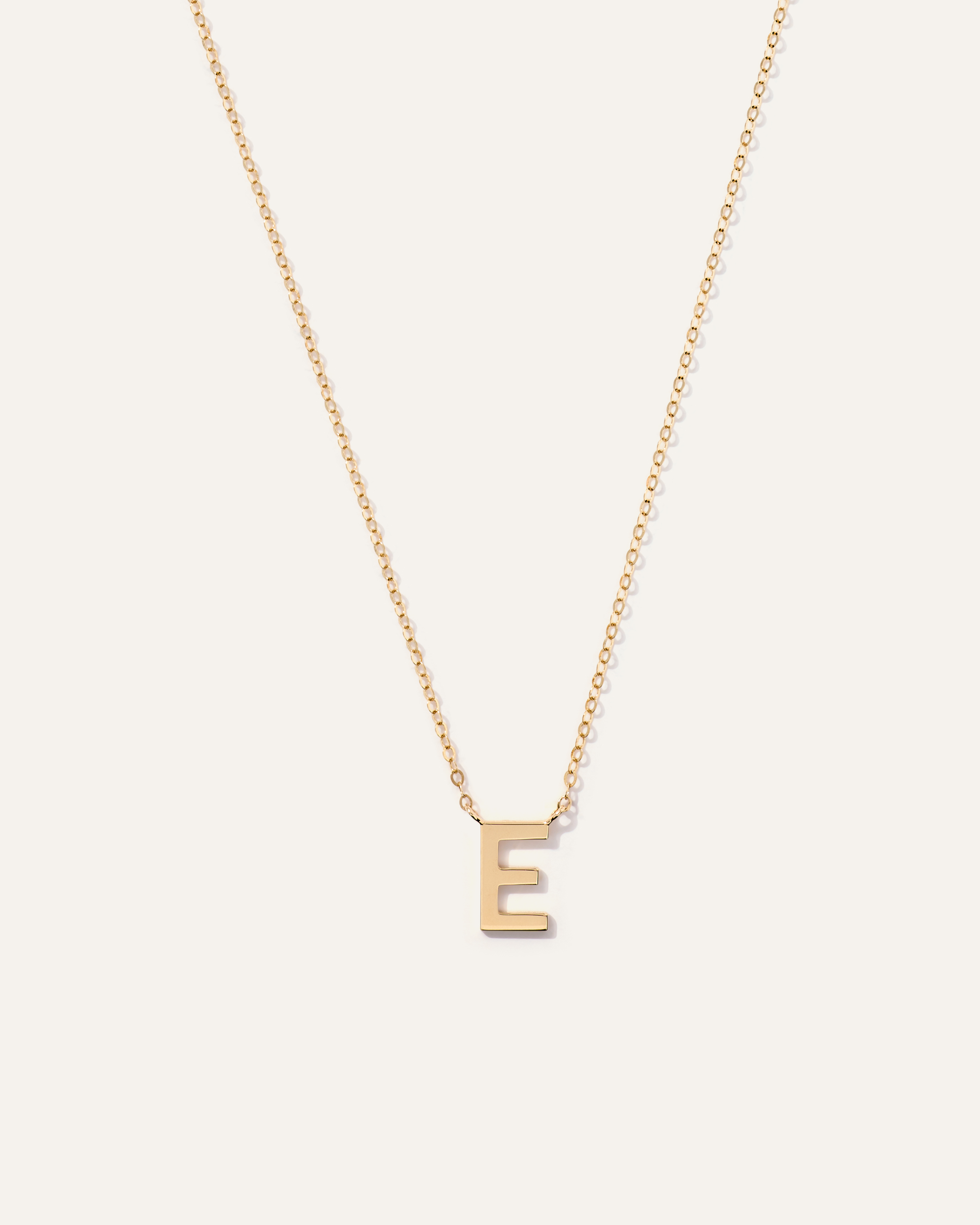 14K Gold Letter Necklace