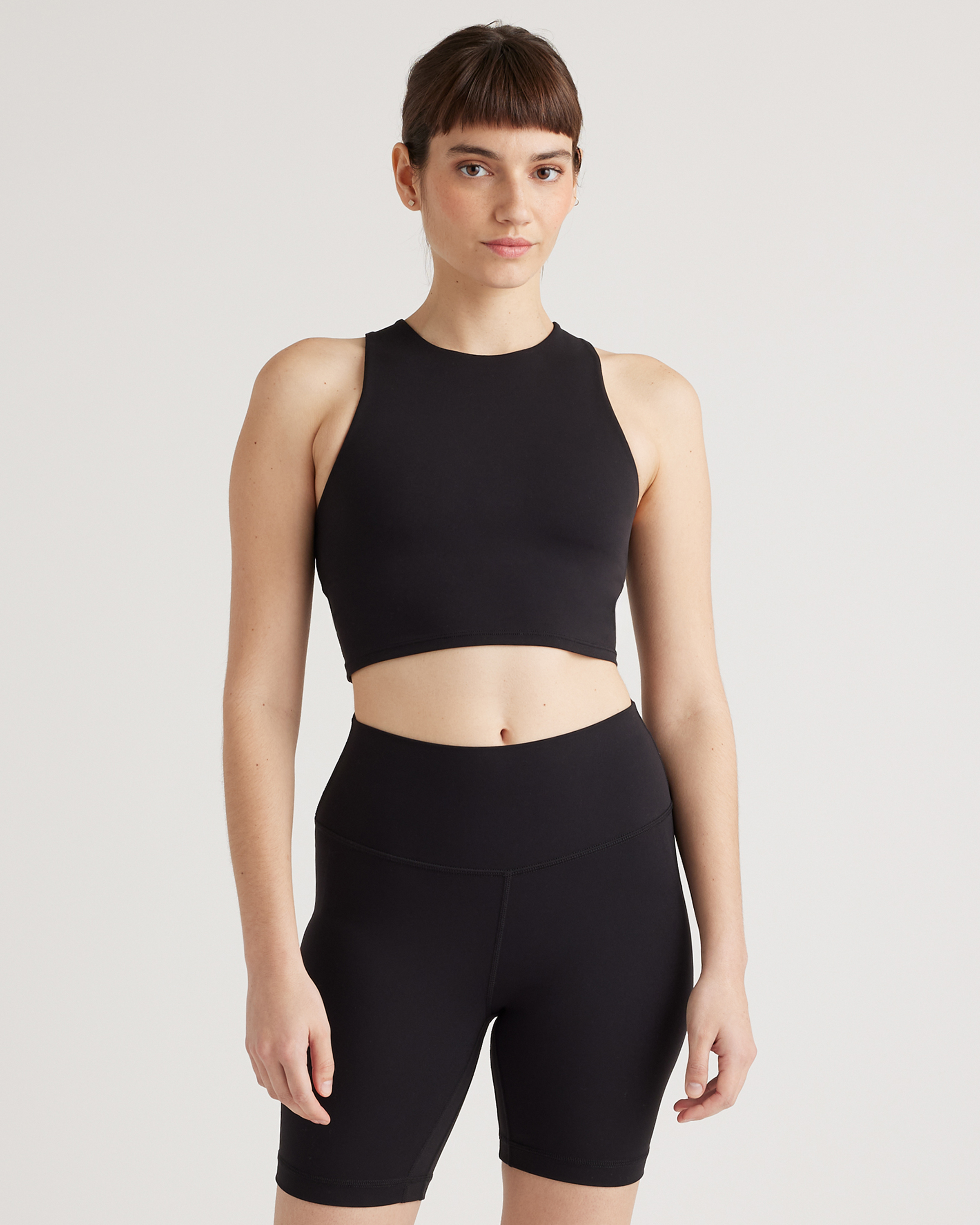 Ultra-Form High-Neck Cropped Tank
