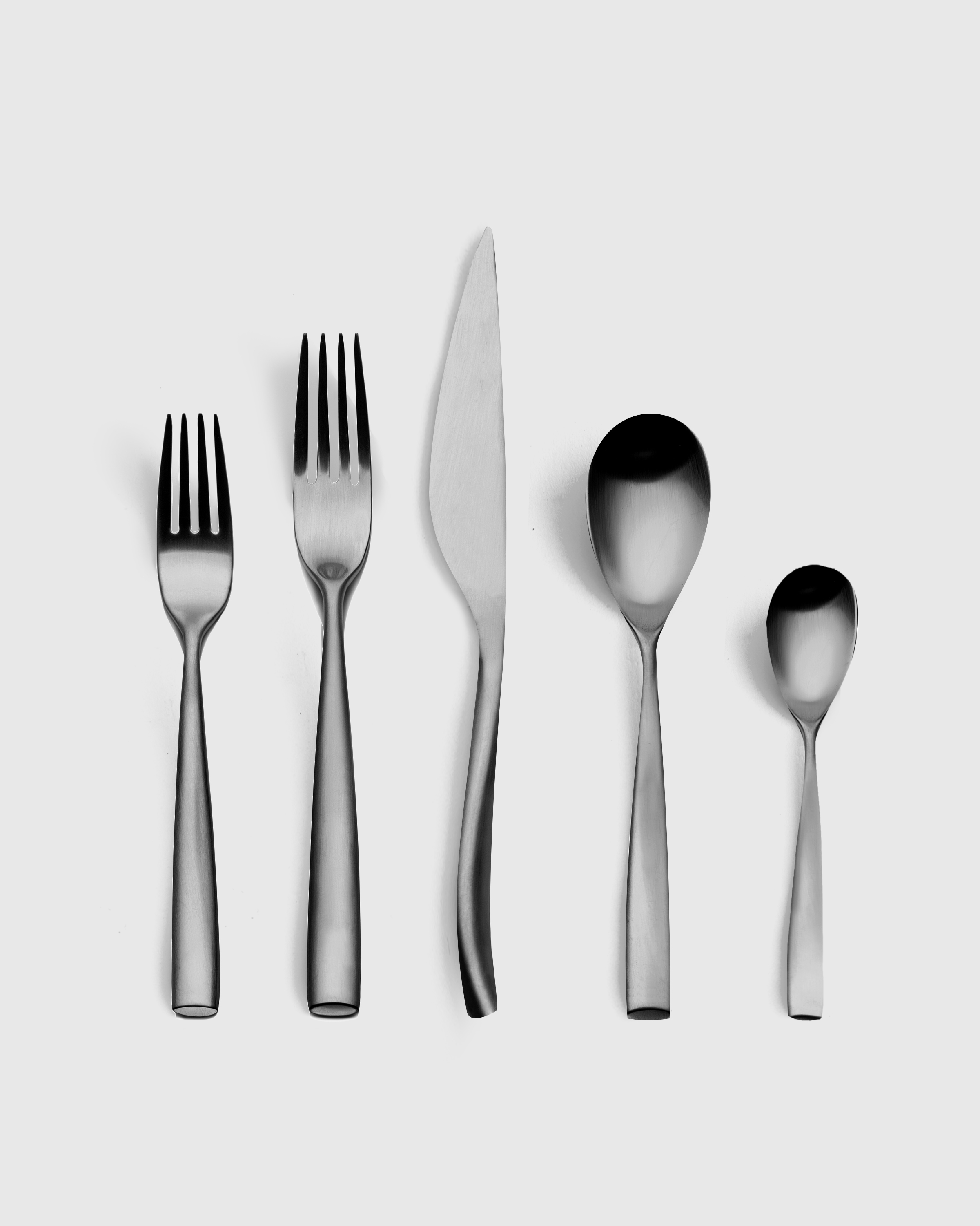 Quince Arte Flatware 20-pc Set In Brushed Stainless Steel