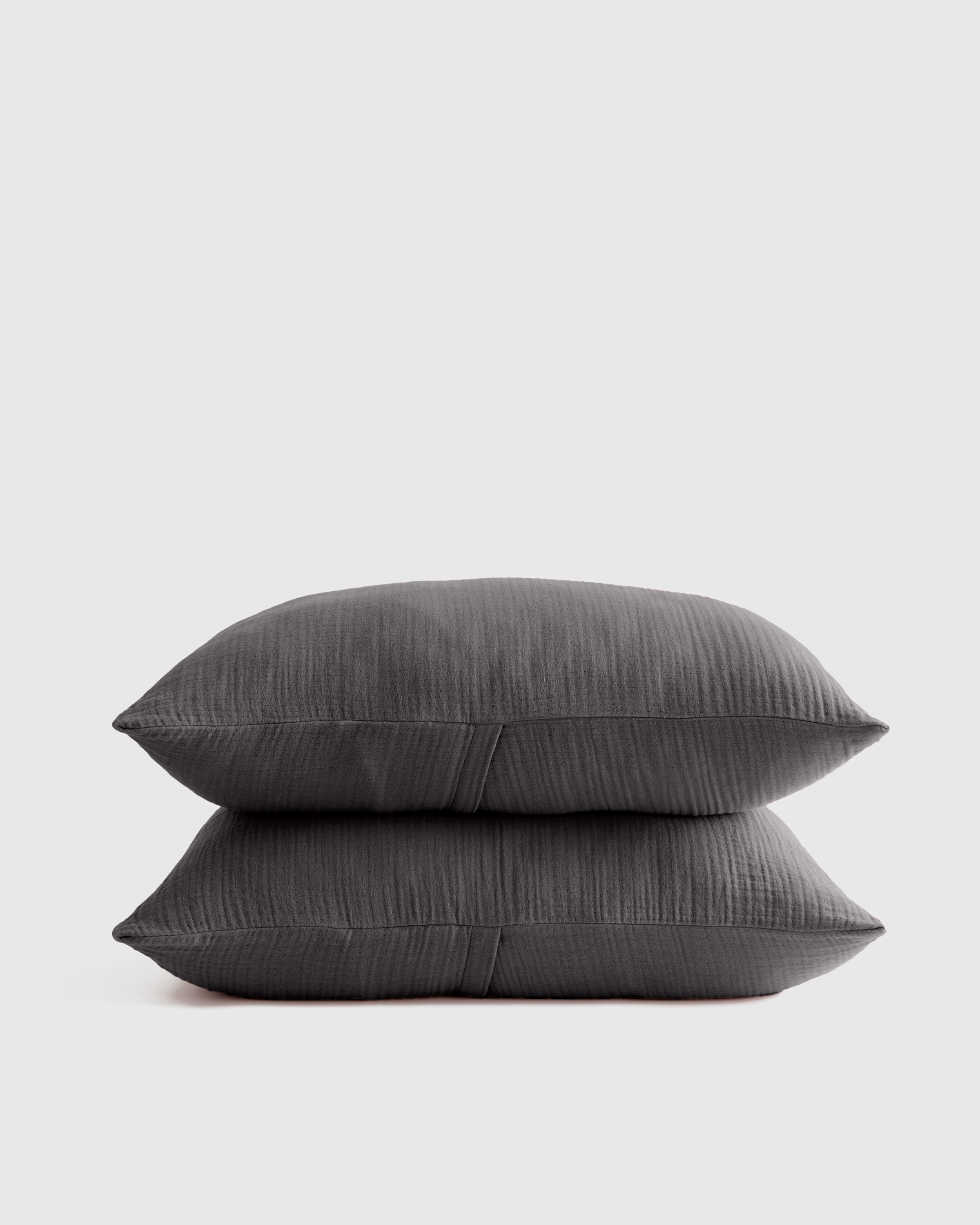 Organic Airy Gauze Sham Set | Quince (Mist/Olive, Standard)