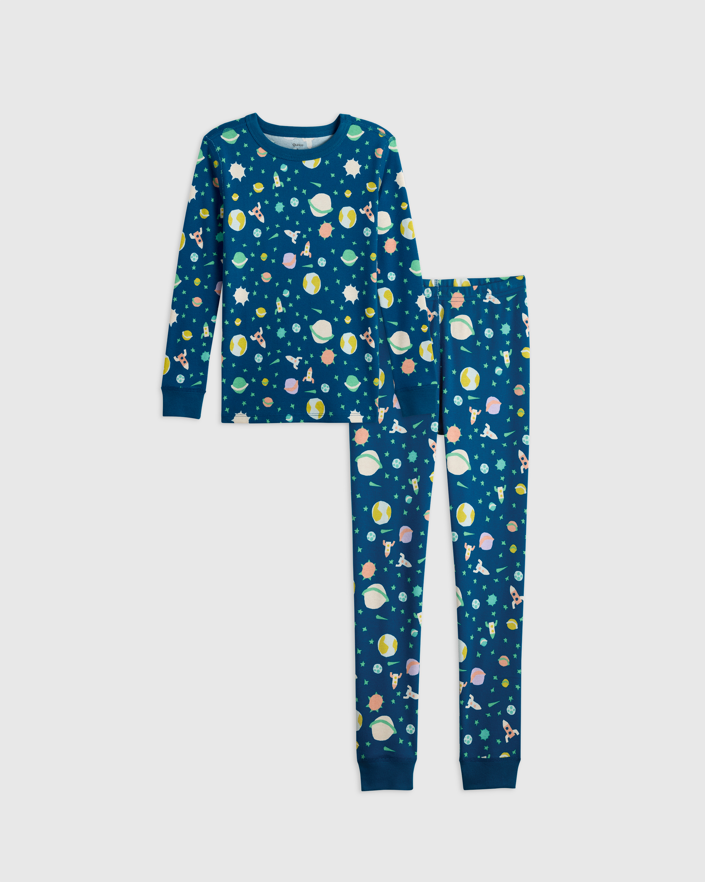 100% Organic Cotton Long Sleeve and Pant Pajama Set - thumbnail 10